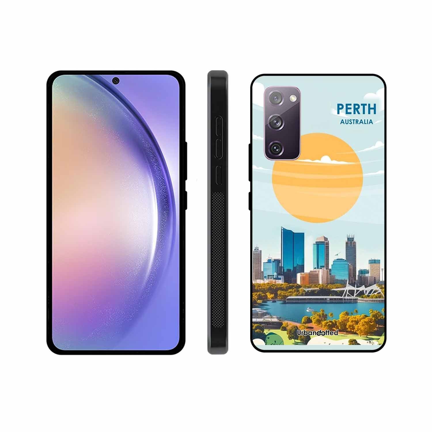 Western Australia Cityscape Glass Case For Samsung S20 FE