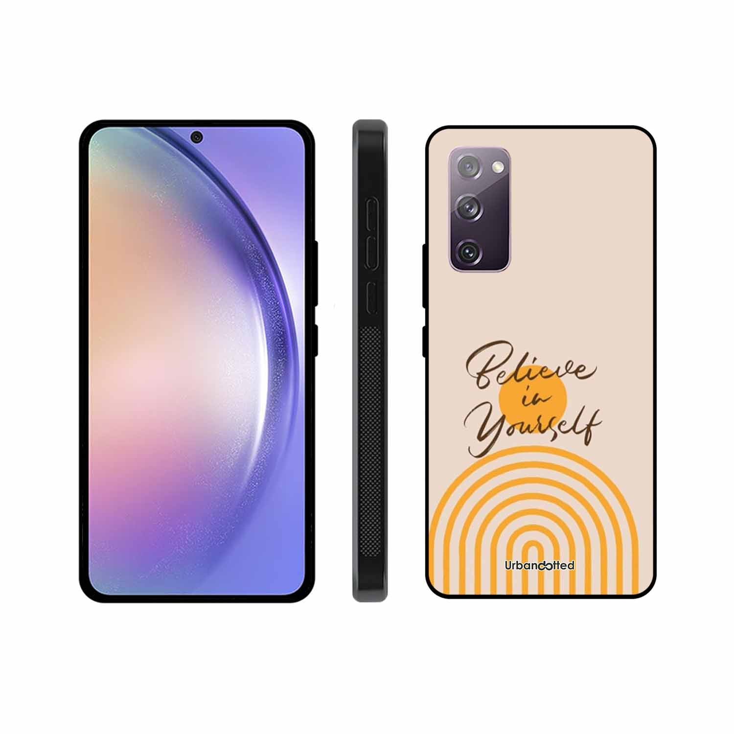 Believe In Yourself Rainbow Glass Case For Samsung S20 FE
