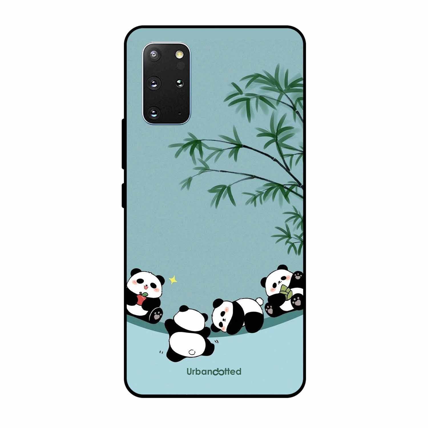 Cute Resting Pandas Glass Case For Samsung S20 Plus