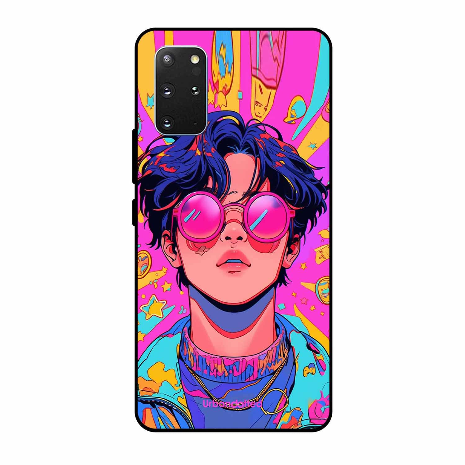 Neon Vibes Portrait Glass Case For Samsung S20 Plus
