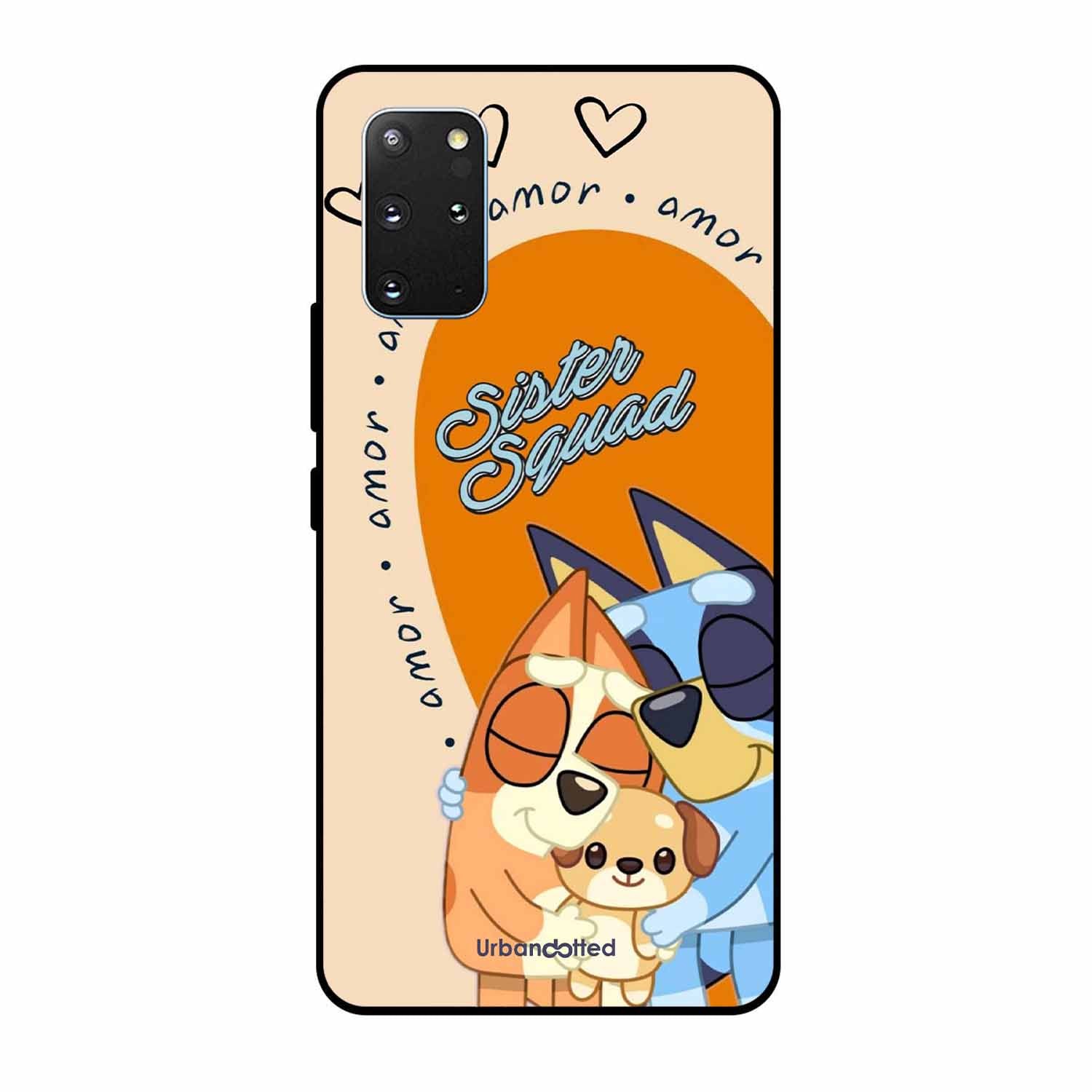 Aussie Cartoon Sisters Glass Case For Samsung S20 Plus