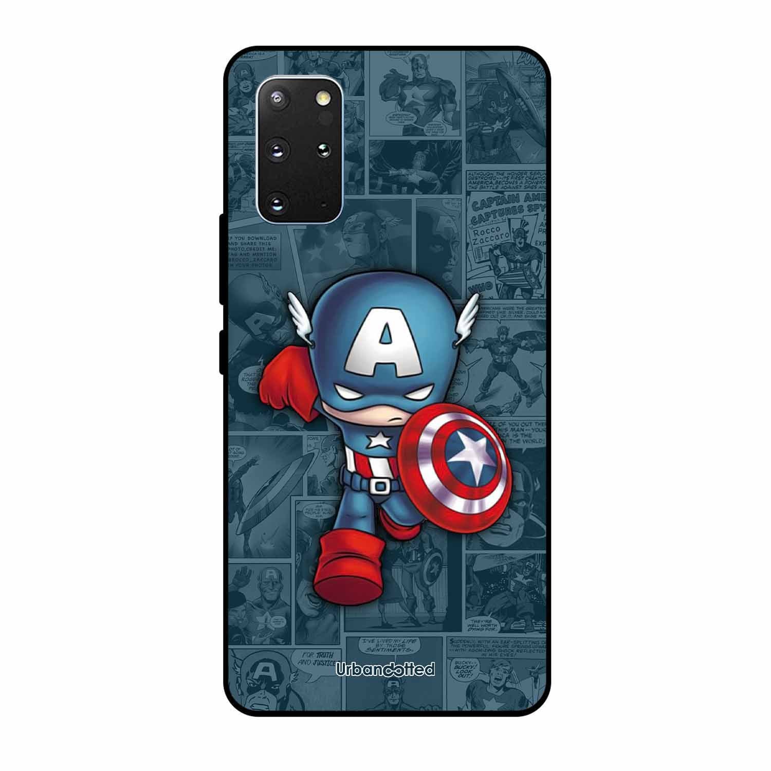 Captain America Glass Case For Samsung S20 Plus
