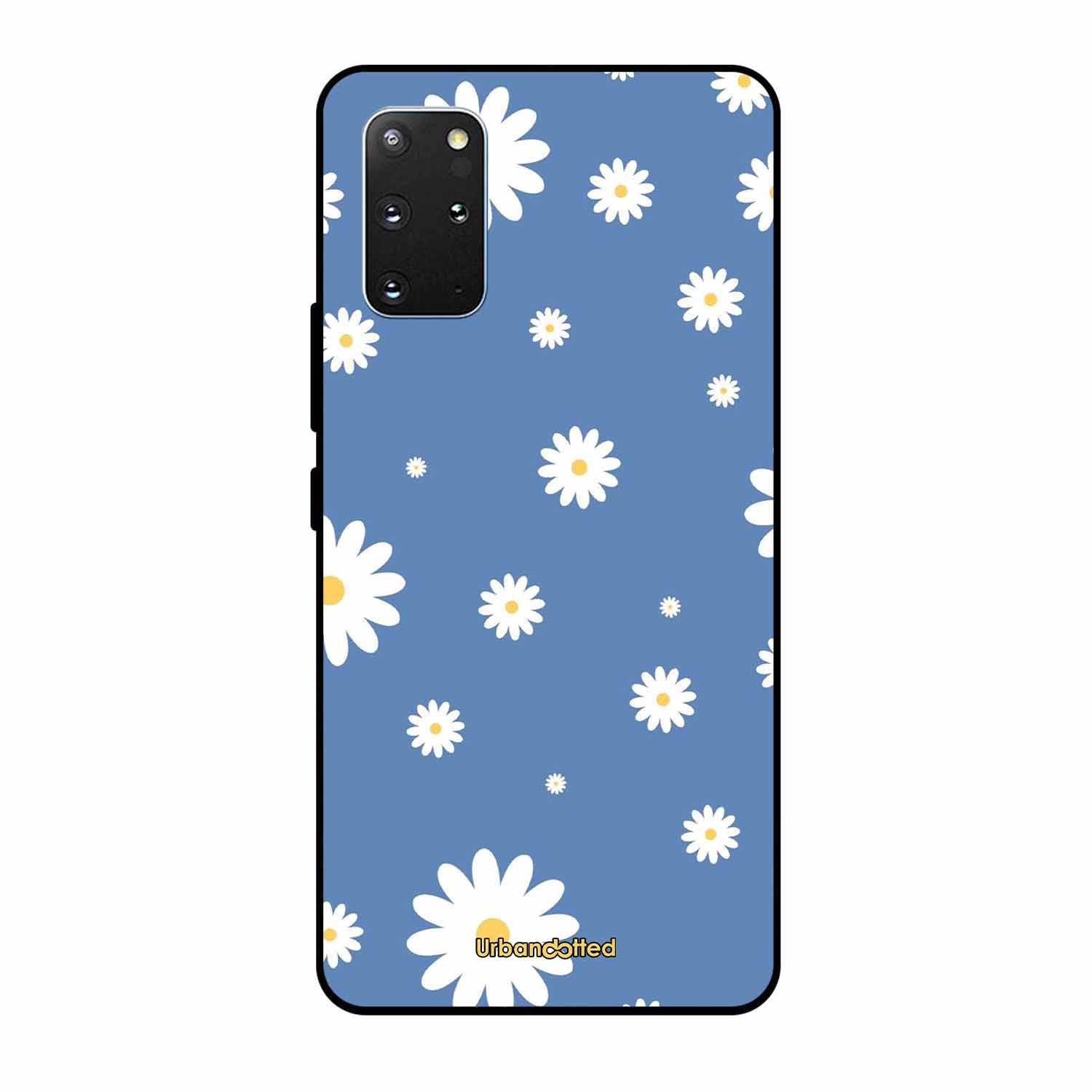 Blue Daisy Meadow Glass Case For Samsung S20 Plus