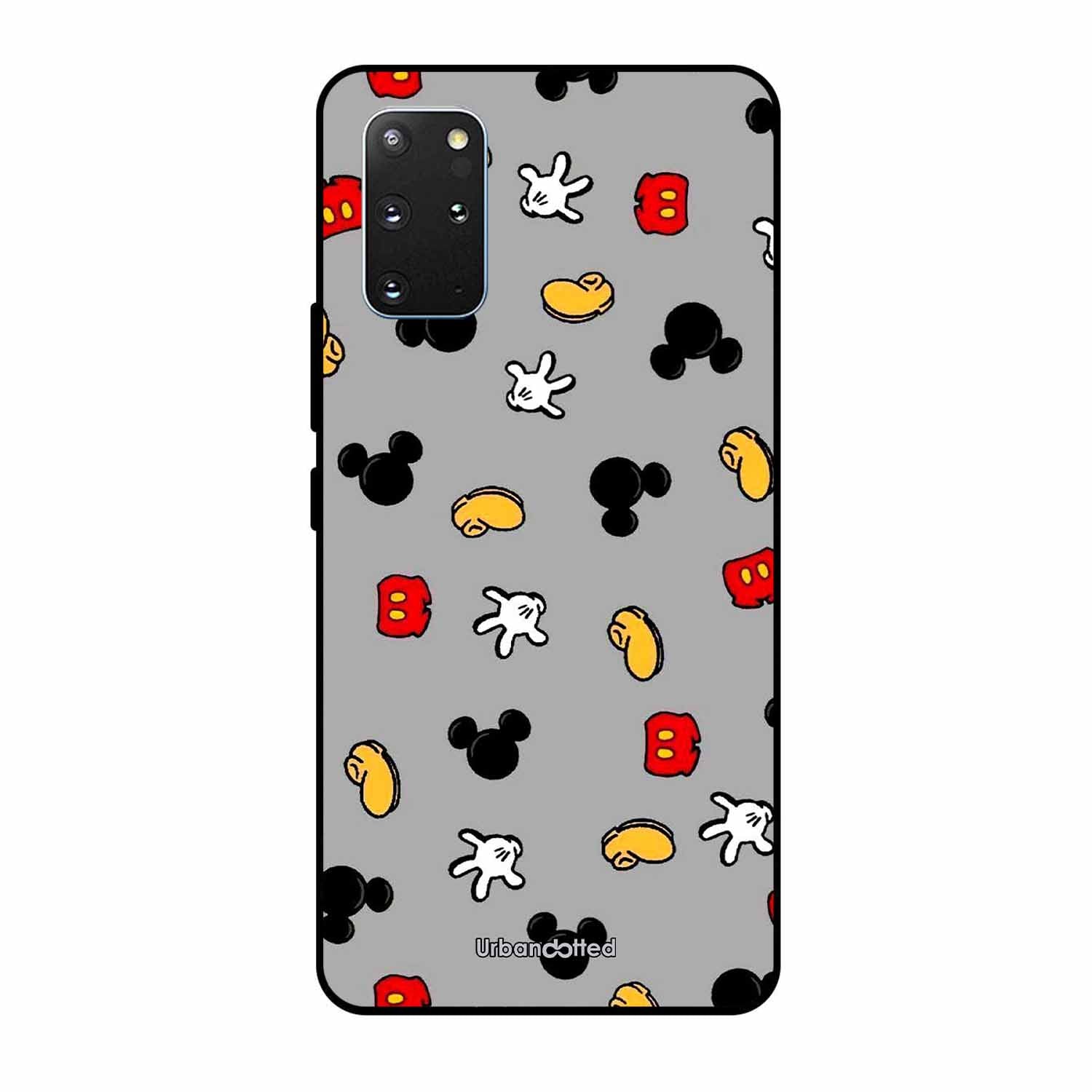 Whimsical Mouse Pattern Glass Case For Samsung S20 Plus