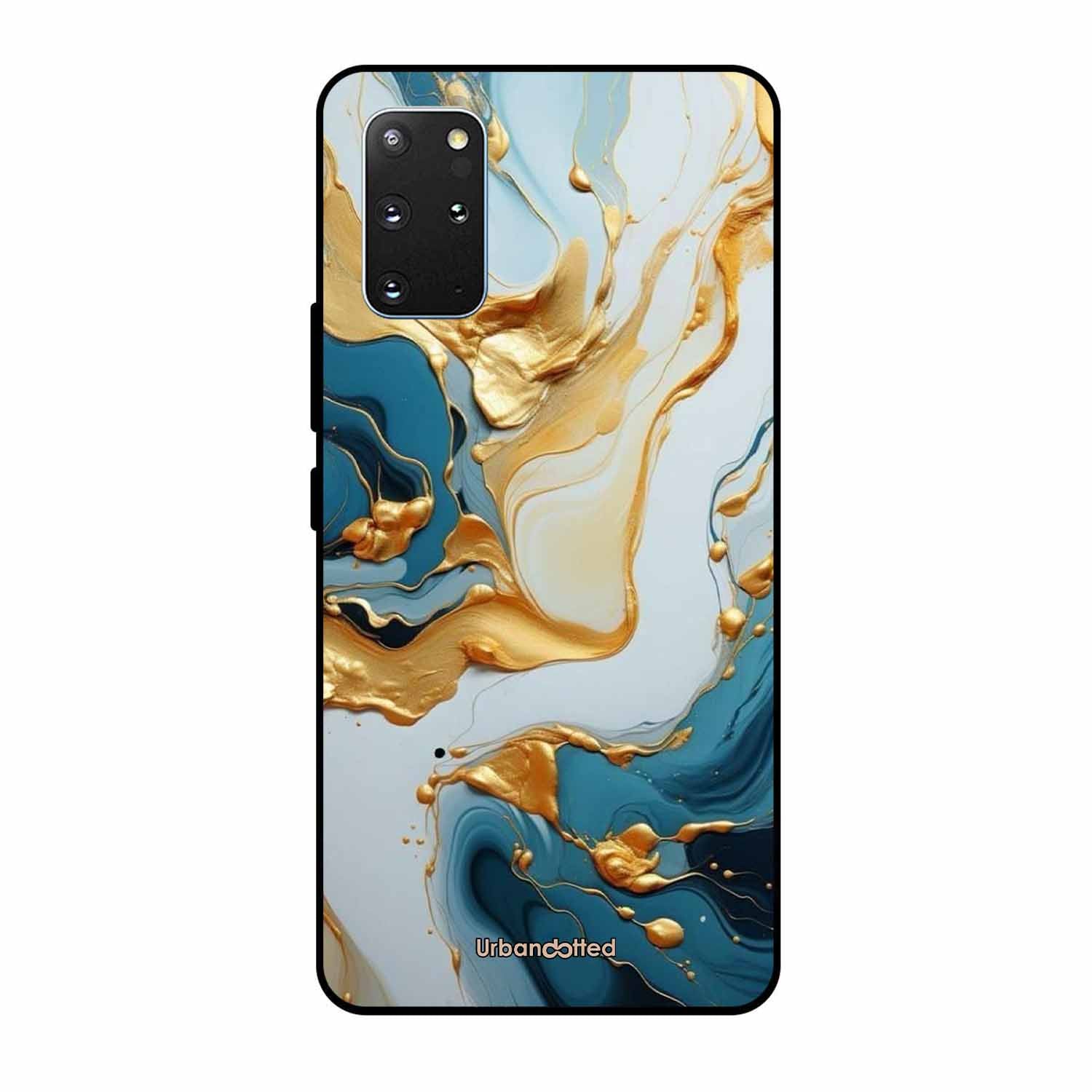 Luxurious Marble Effect Glass Case For Samsung S20 Plus
