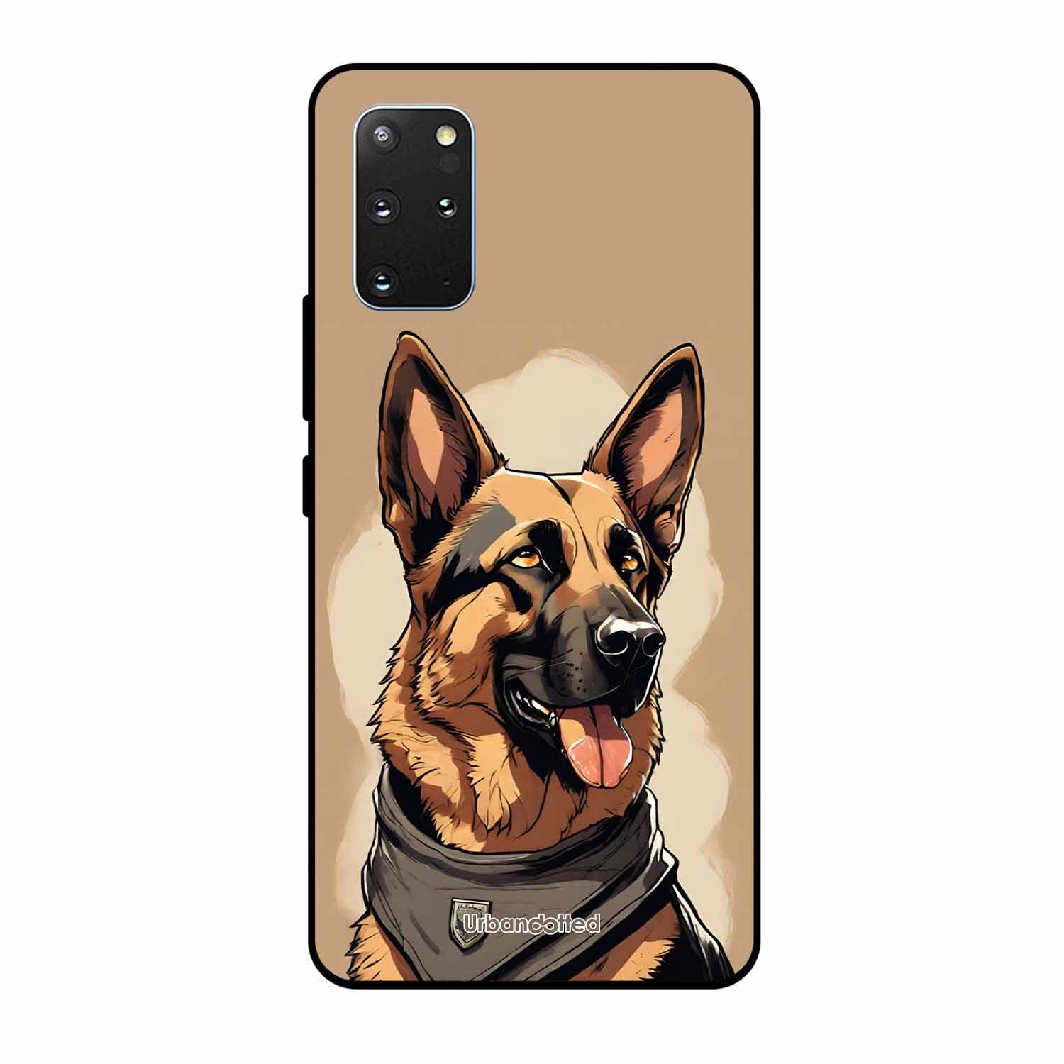 German Shepherd Portrait Glass Case For Samsung S20 Plus
