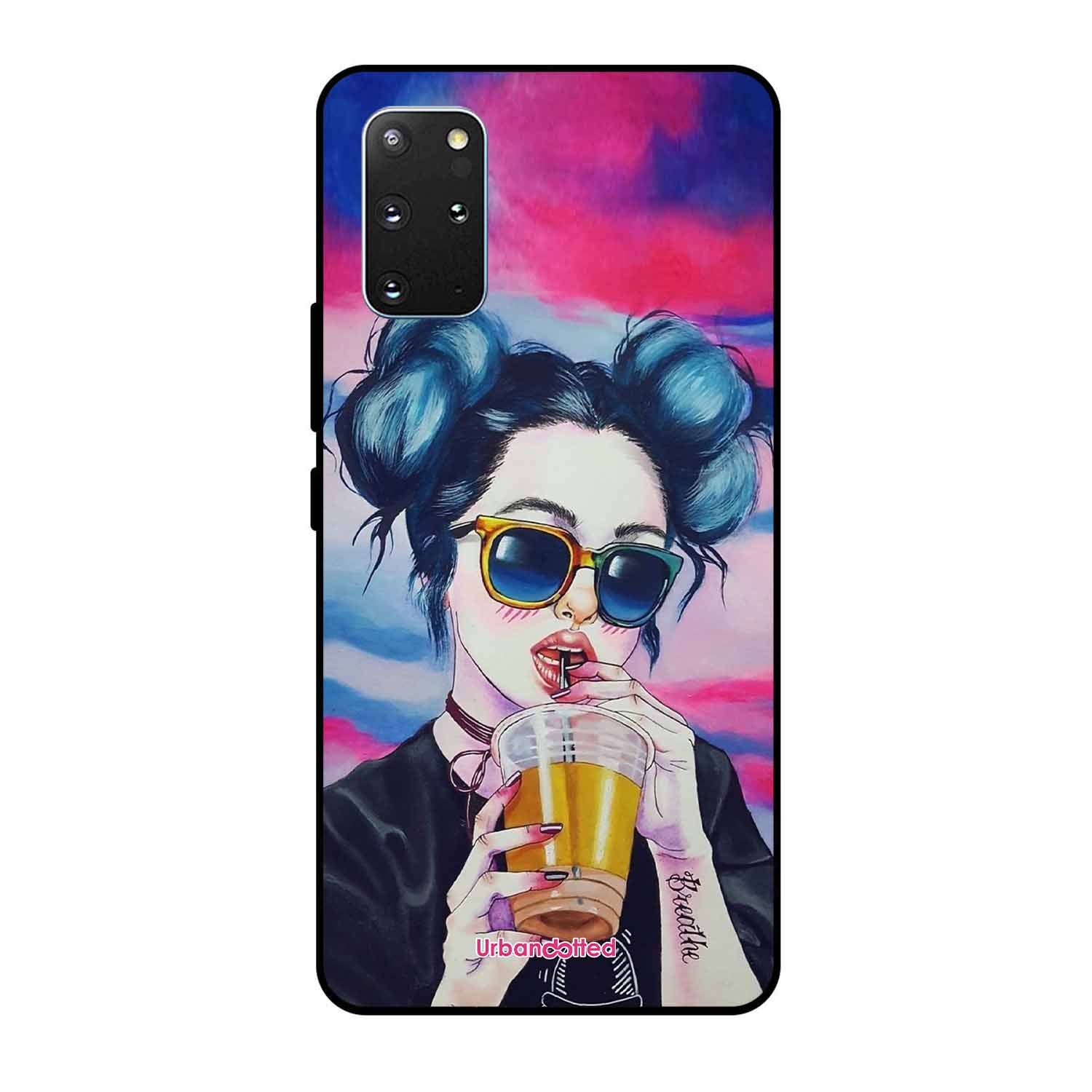 "Breathe" Tattoo Girl Glass Case For Samsung S20 Plus