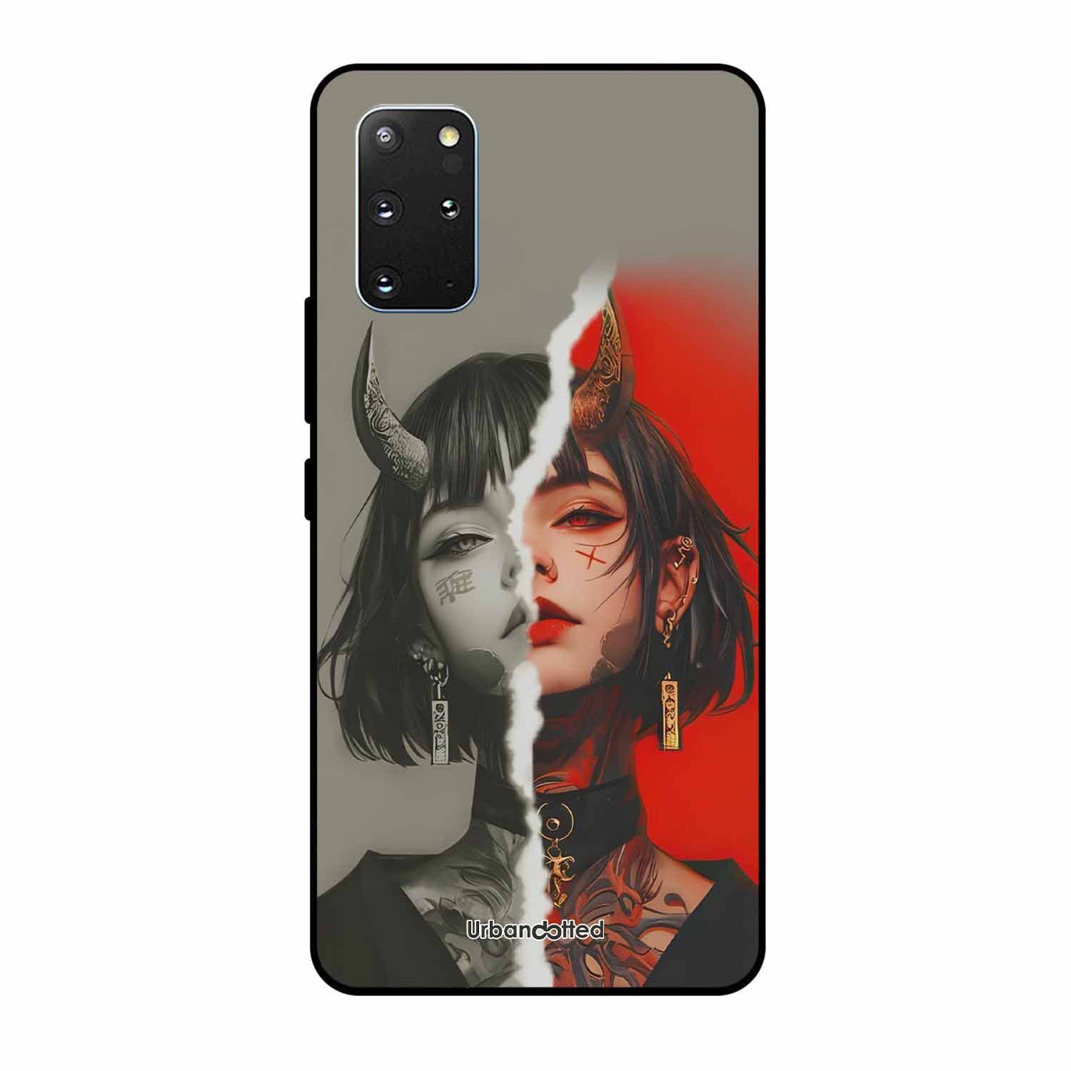 Yin Yang Demon Art Glass Case For Samsung S20 Plus