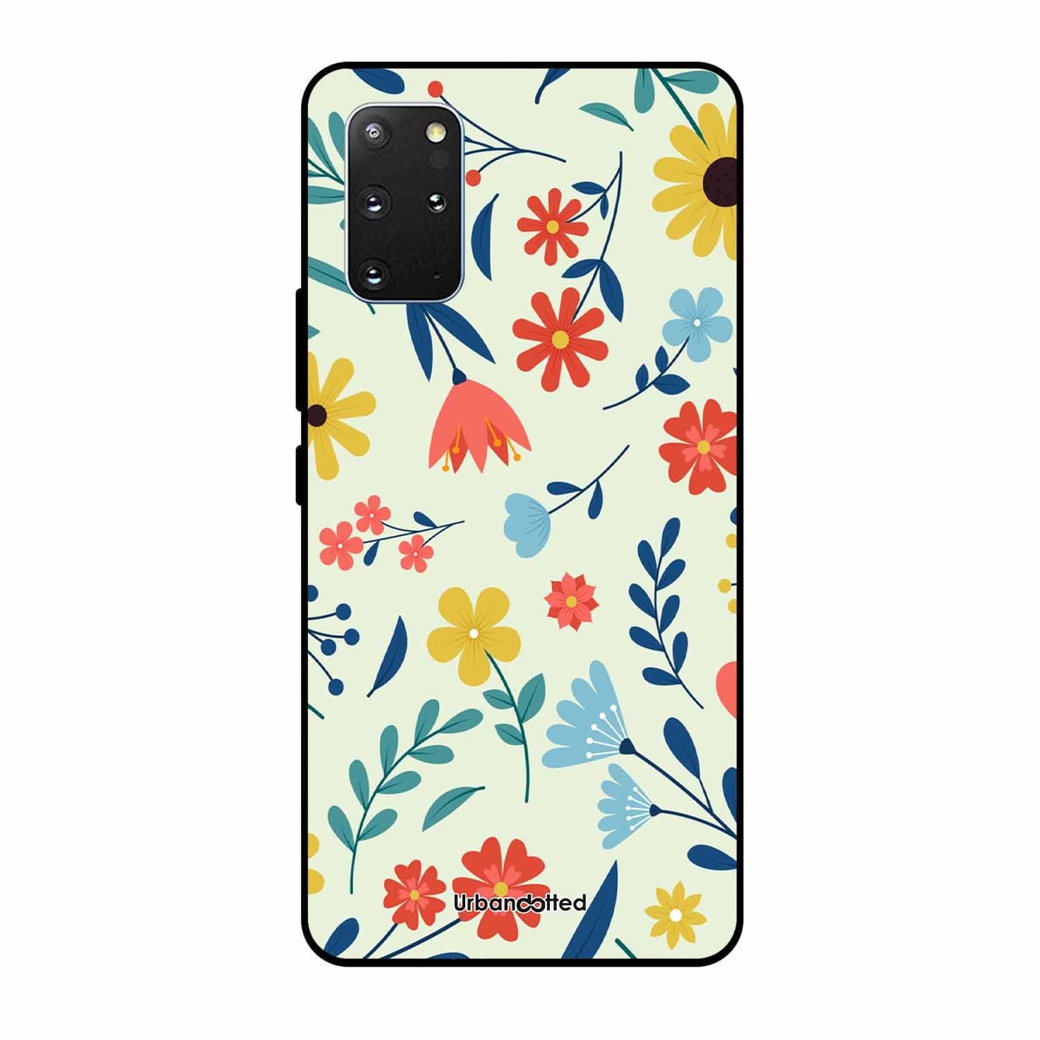 Colorful Wildflower Meadow Glass Case For Samsung S20 Plus