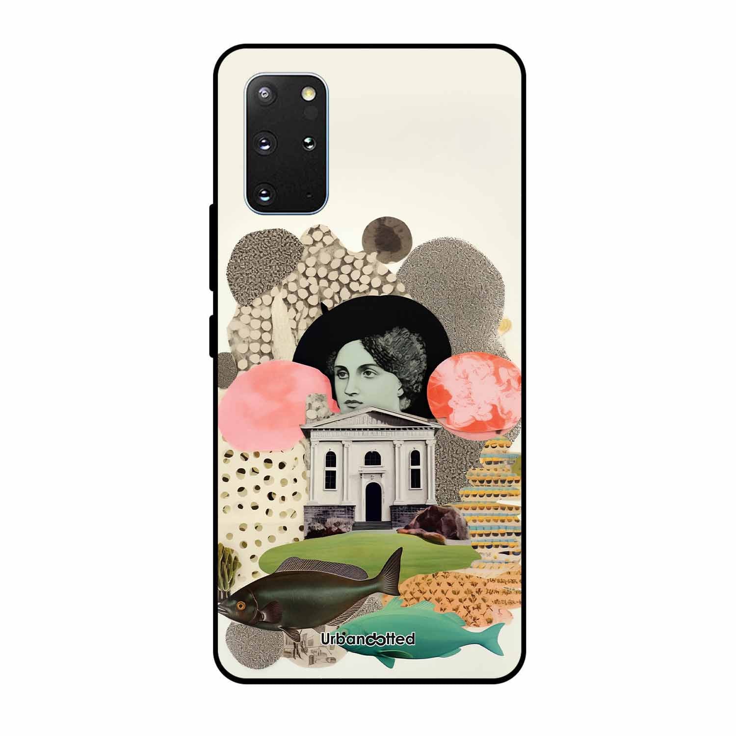 Whimsical Mixed Media Art Glass Case For Samsung S20 Plus