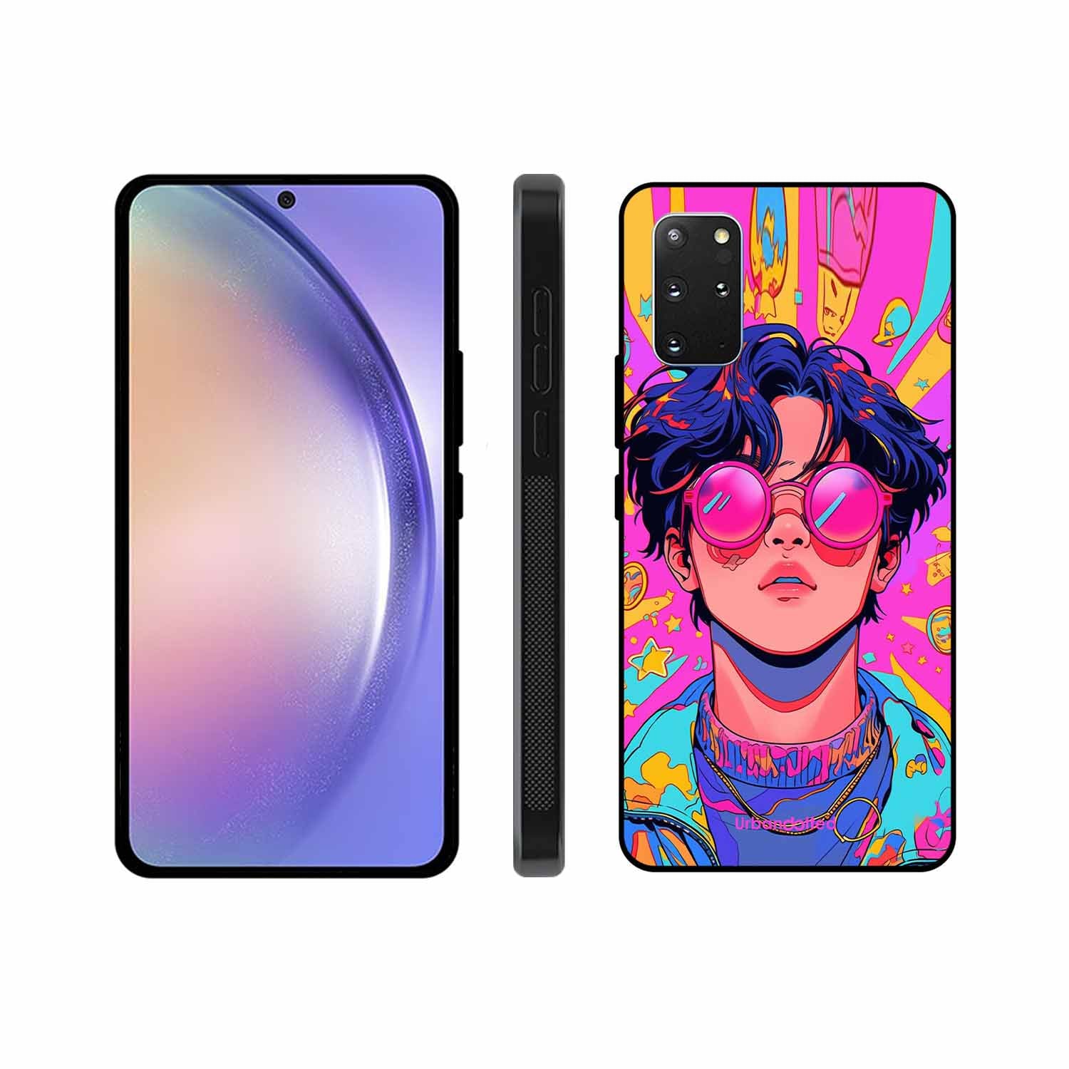 Neon Vibes Portrait Glass Case For Samsung S20 Plus