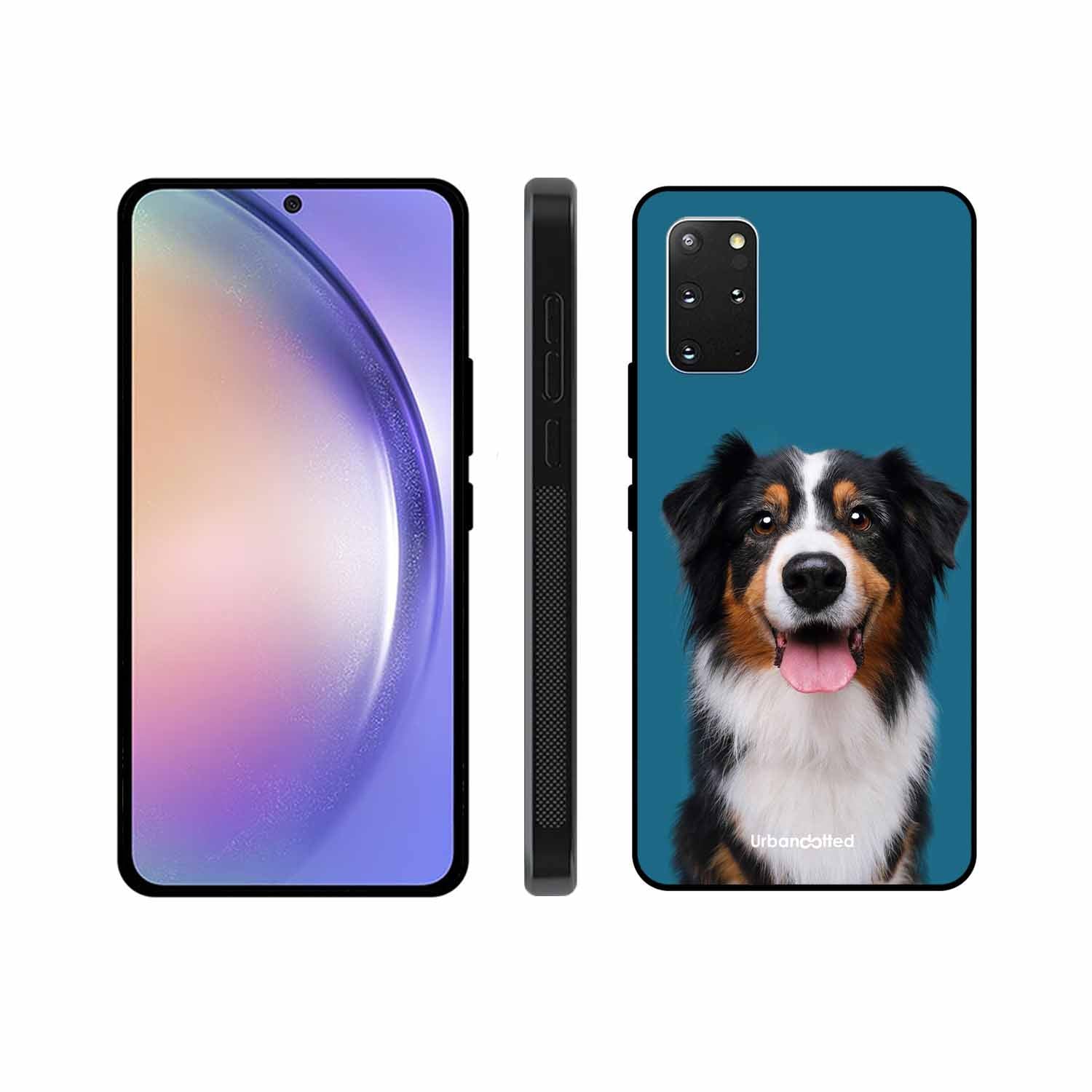 Aussie Shepherd Smile Glass Case For Samsung S20 Plus