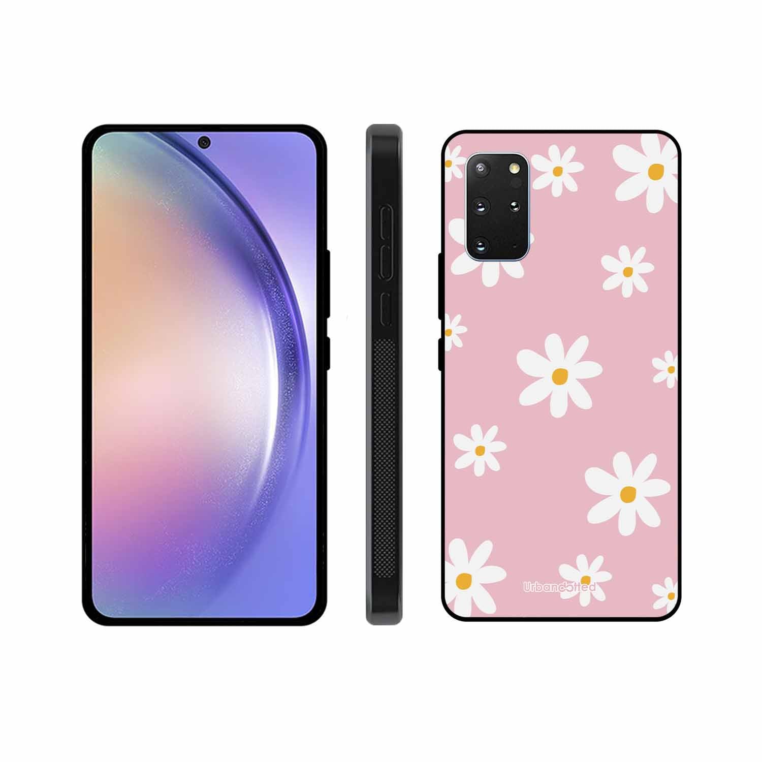 Pink Daisy Delight Glass Case For Samsung S20 Plus