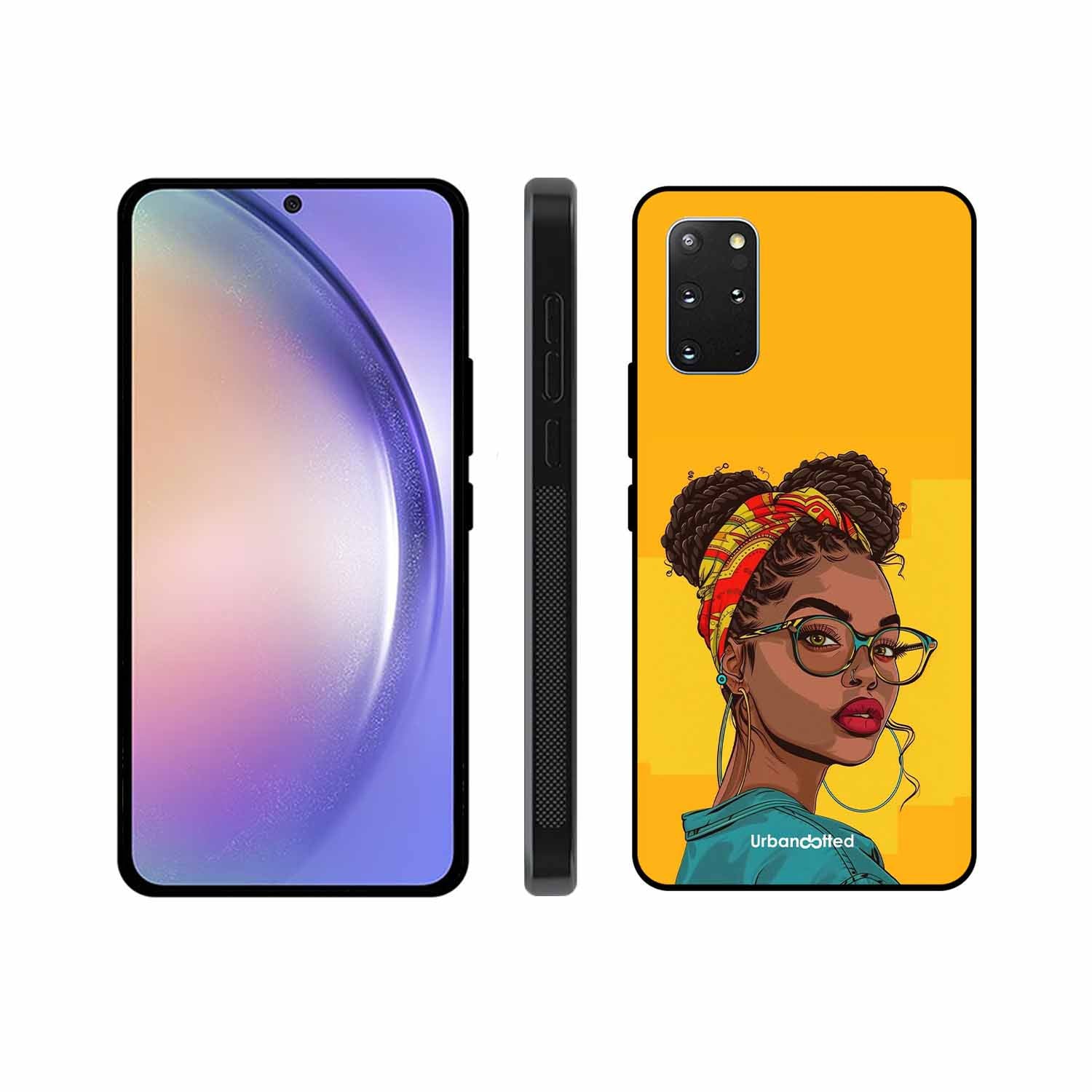 Headscarf Beauty Glass Case For Samsung S20 Plus
