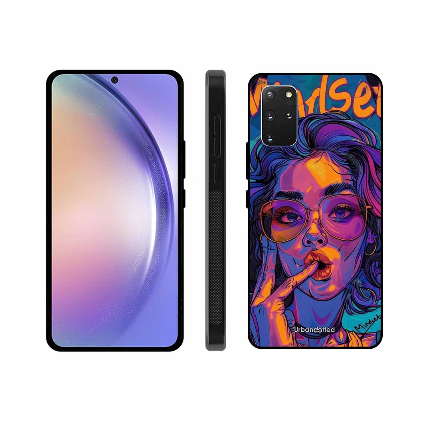 Vibrant Pop Art Girl Glass Case For Samsung S20 Plus
