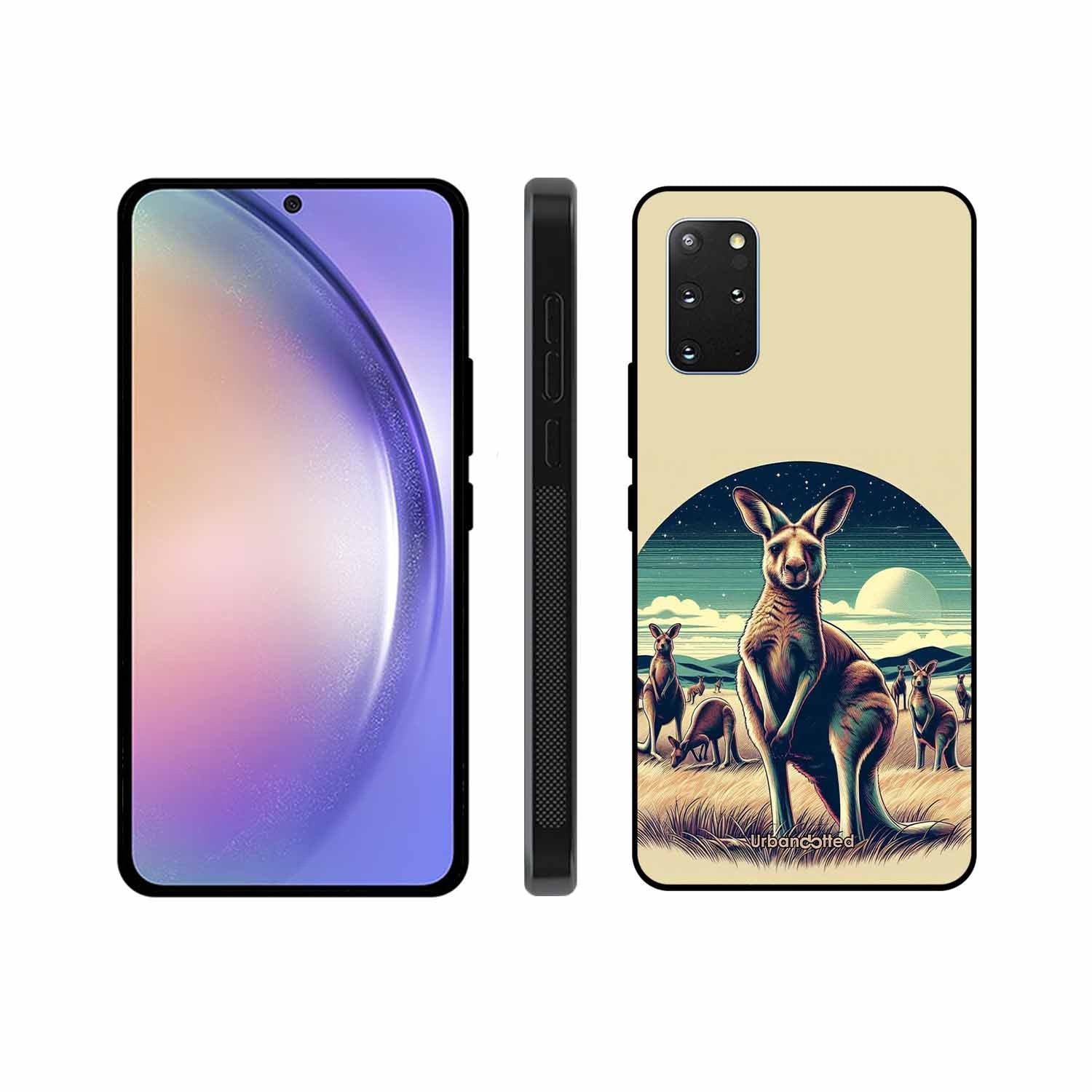 Kangaroo Mob Moonlight Glass Case For Samsung S20 Plus