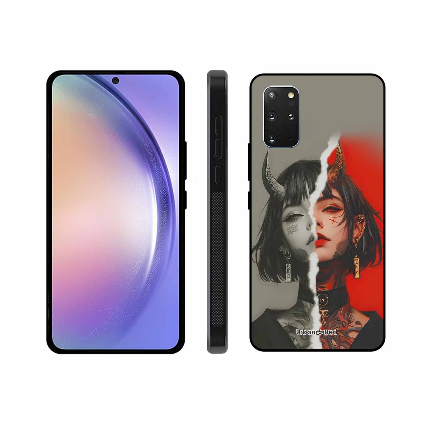 Yin Yang Demon Art Glass Case For Samsung S20 Plus