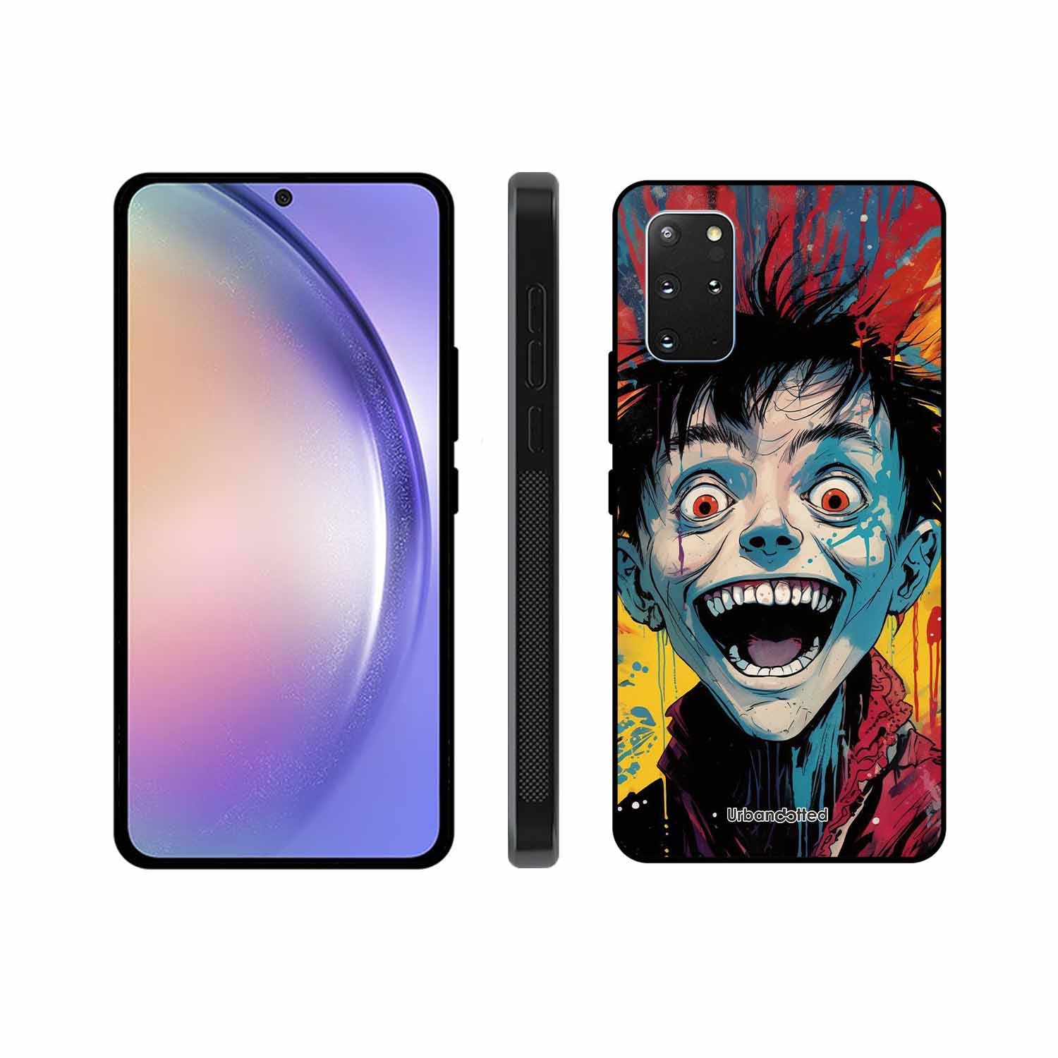 Distorted Joy Illustration Glass Case For Samsung S20 Plus
