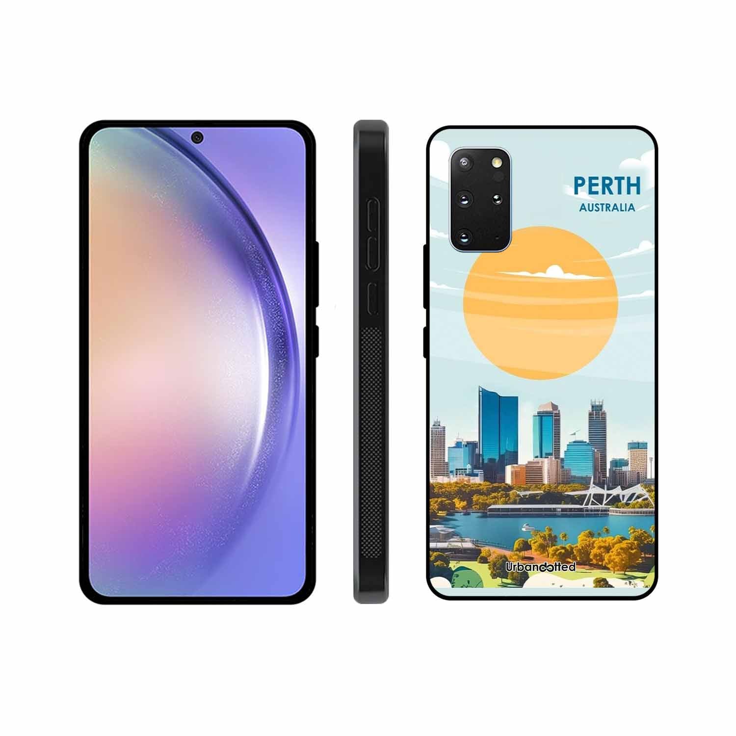 Western Australia Cityscape Glass Case For Samsung S20 Plus