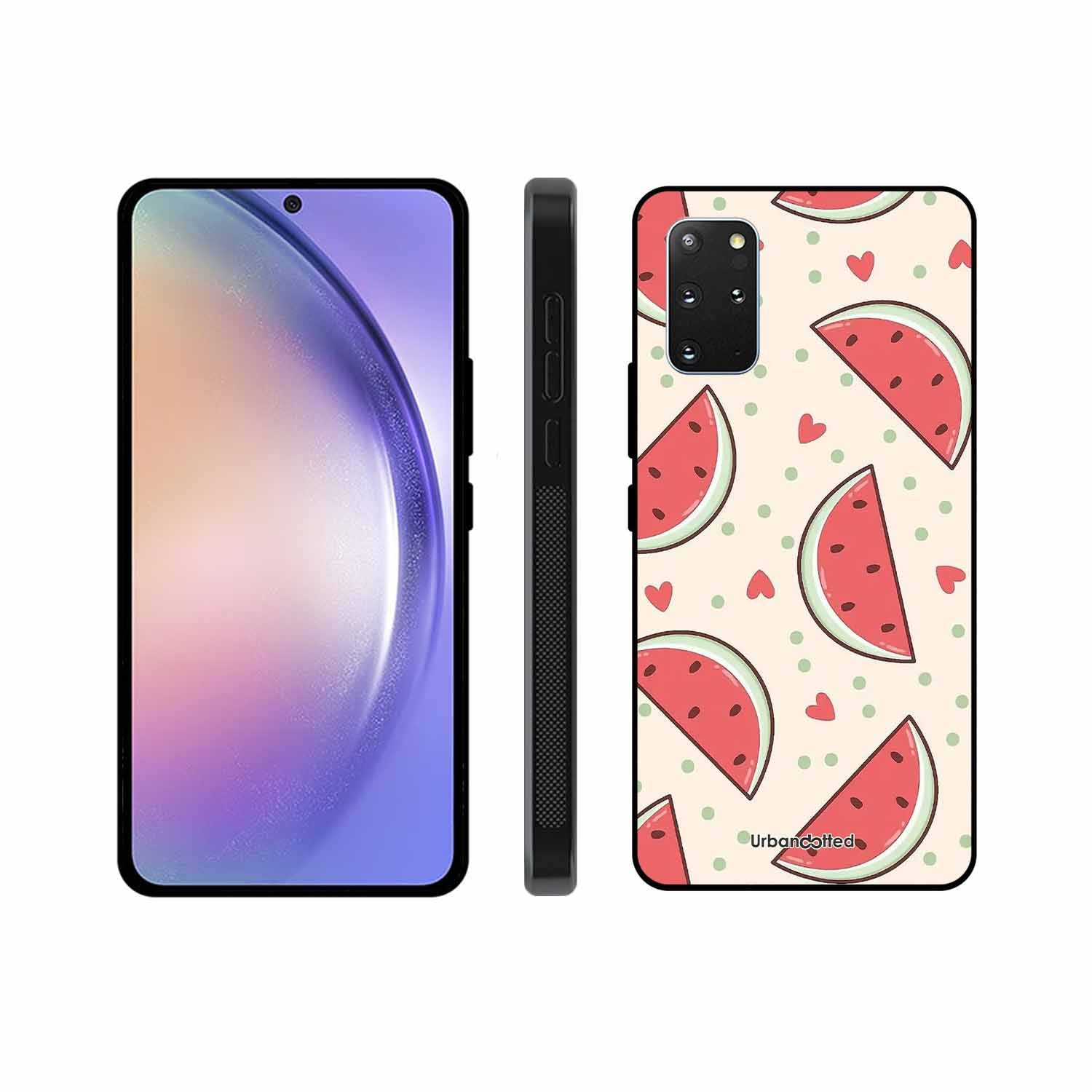 Watermelon Slice Fun Glass Case For Samsung S20 Plus