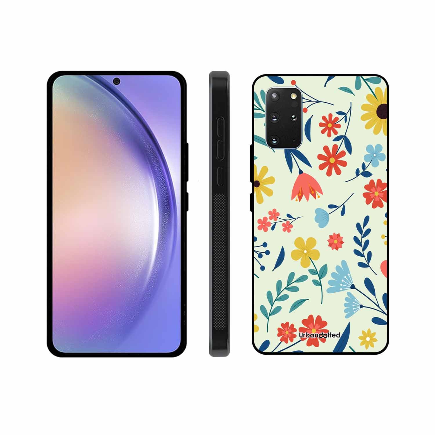 Colorful Wildflower Meadow Glass Case For Samsung S20 Plus