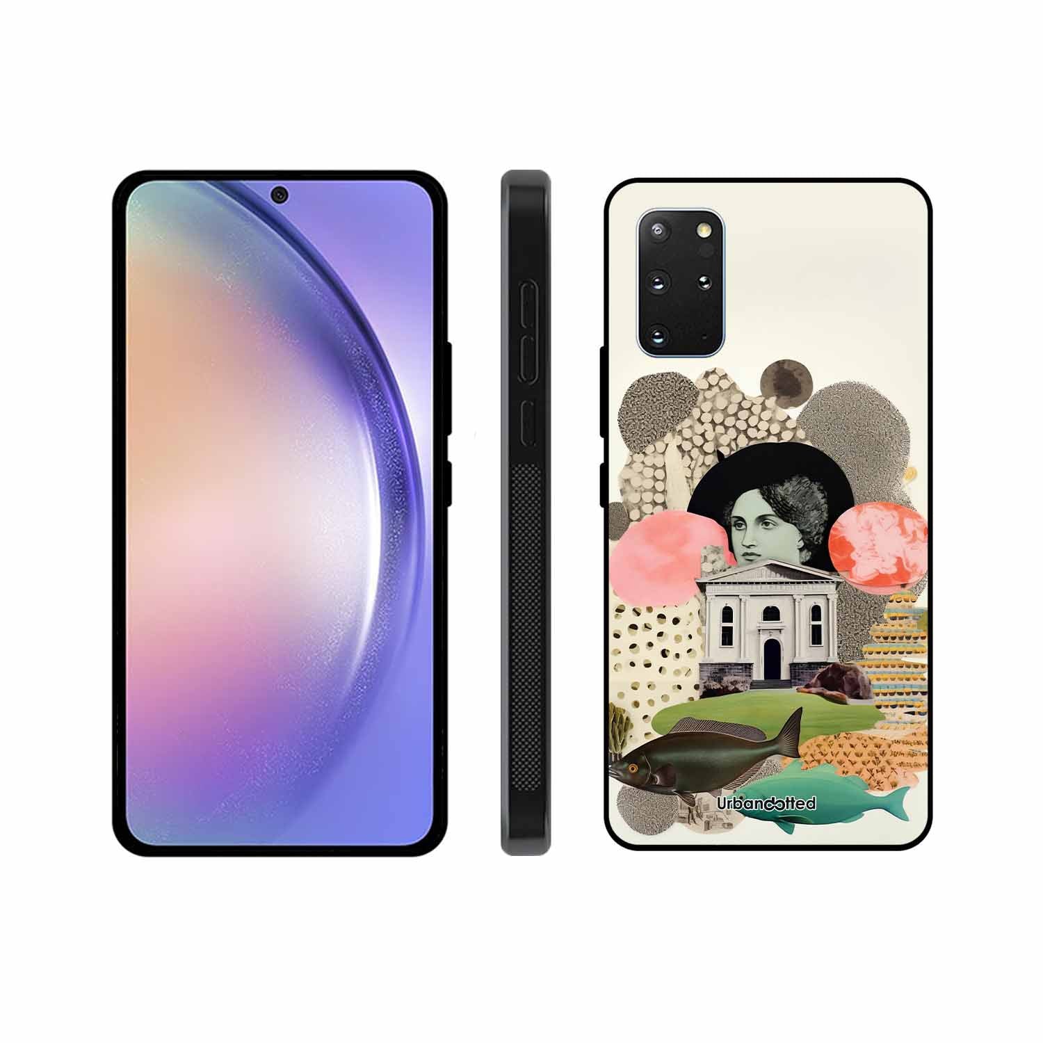 Whimsical Mixed Media Art Glass Case For Samsung S20 Plus