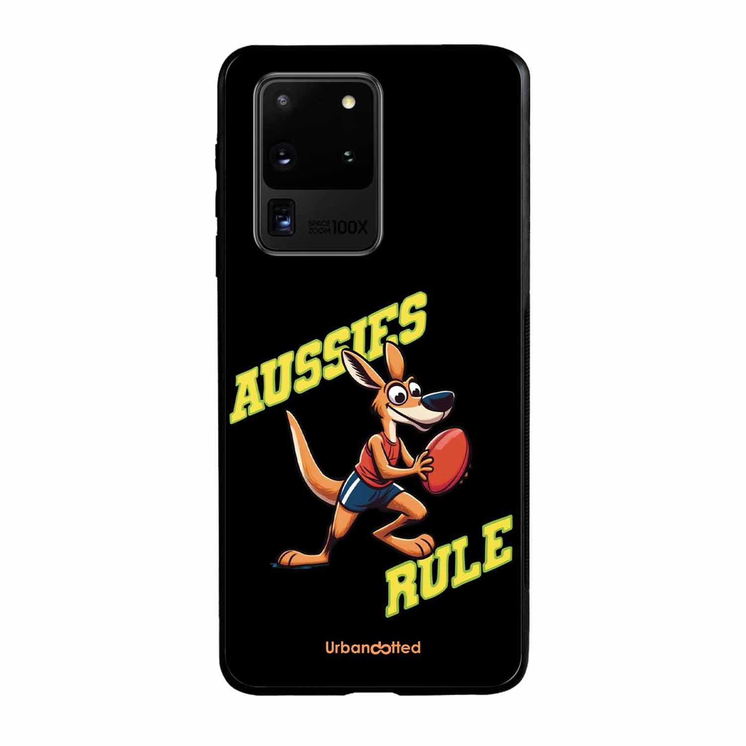 Aussies Rule Football Glass Case For Samsung S20 Ultra