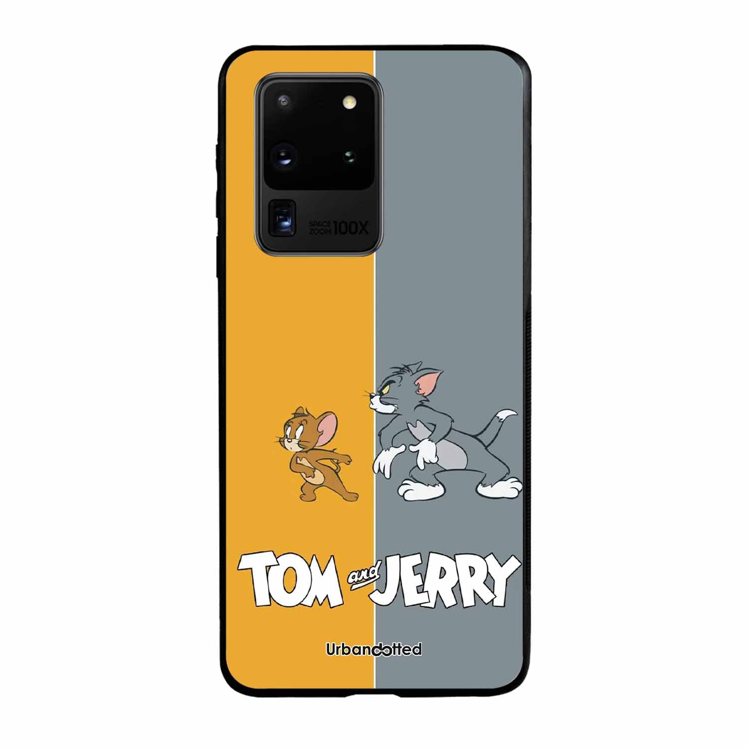 Tom and Jerry Chase Glass Case For Samsung S20 Ultra