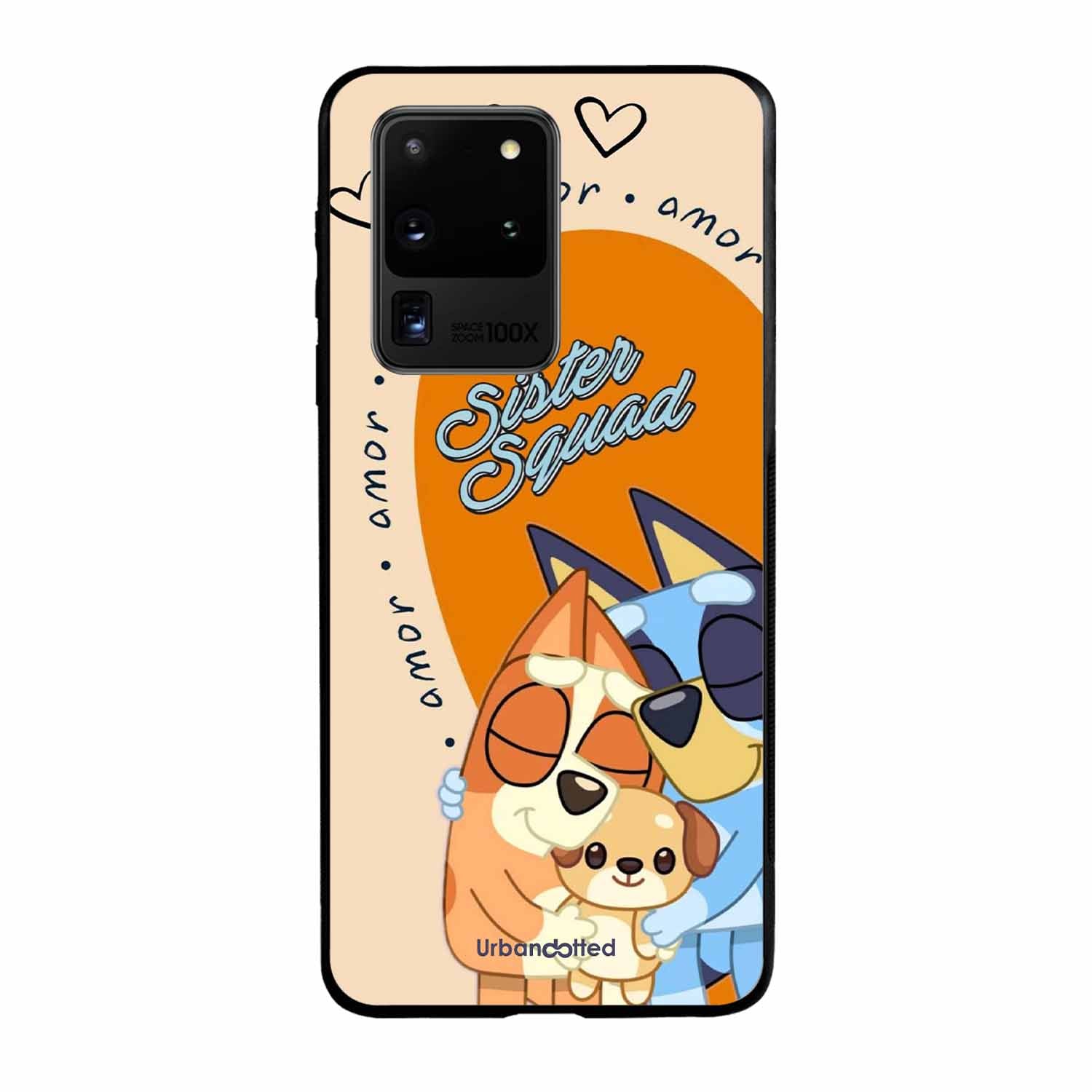 Aussie Cartoon Sisters Glass Case For Samsung S20 Ultra