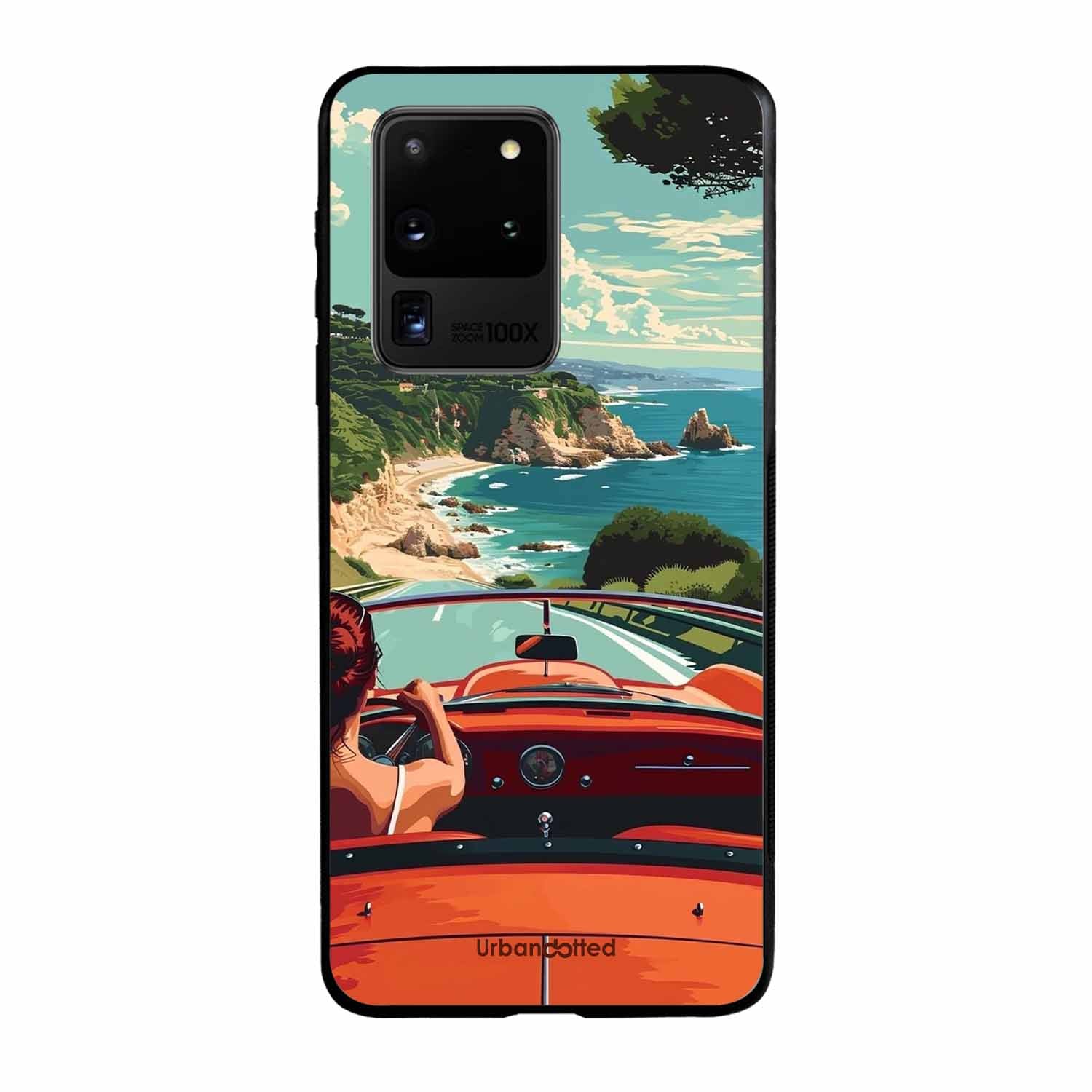 Ocean Breeze Road Trip Glass Case For Samsung S20 Ultra