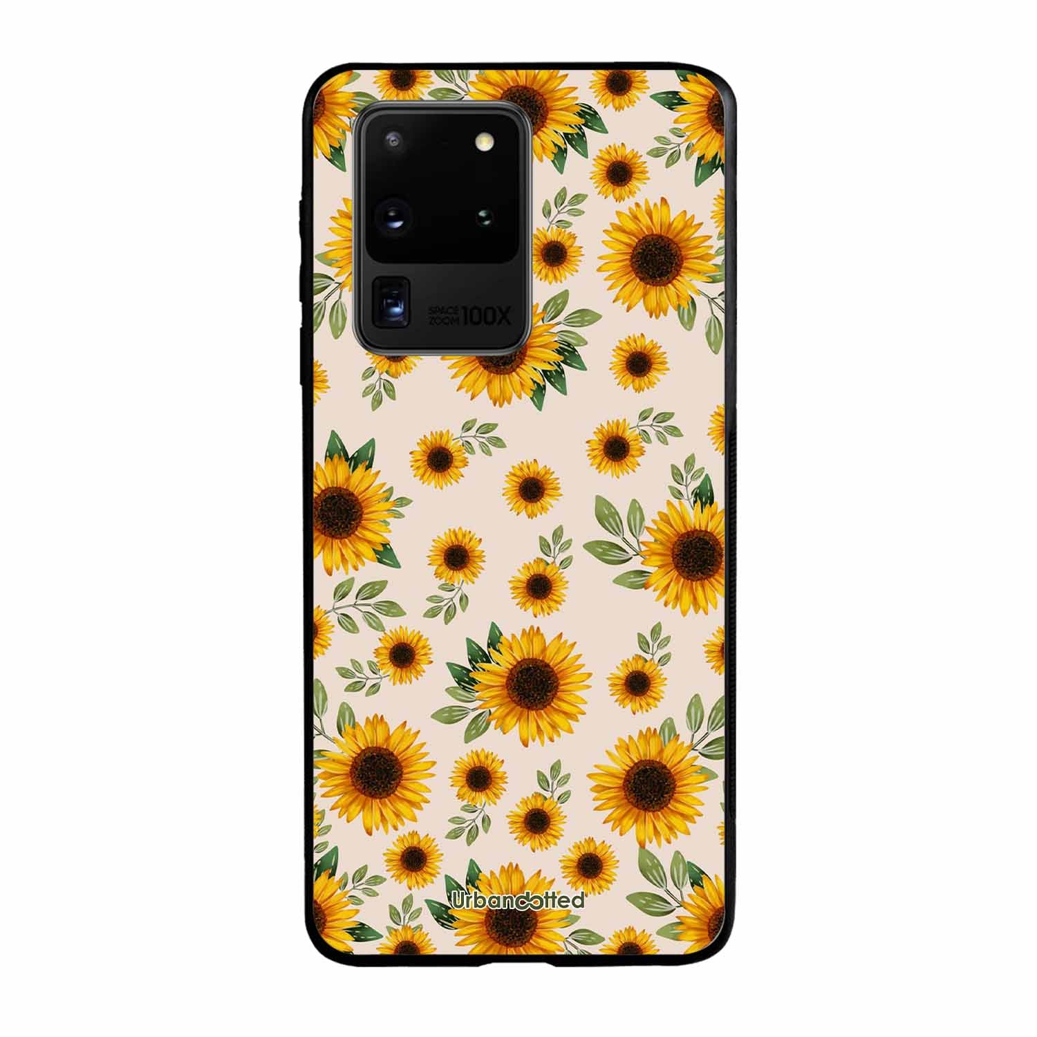 Summer Sunflowers Glass Case For Samsung S20 Ultra