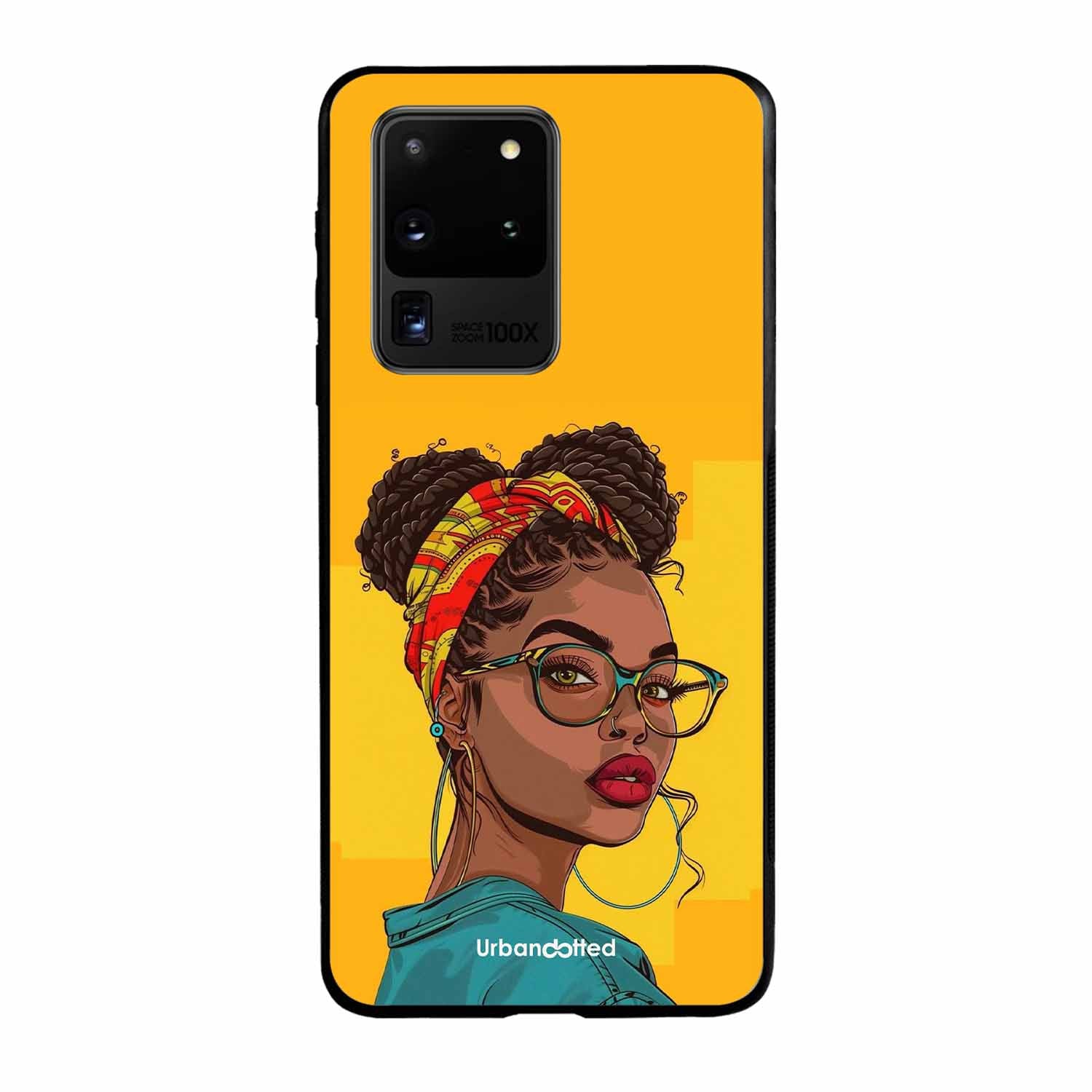 Headscarf Beauty Glass Case For Samsung S20 Ultra