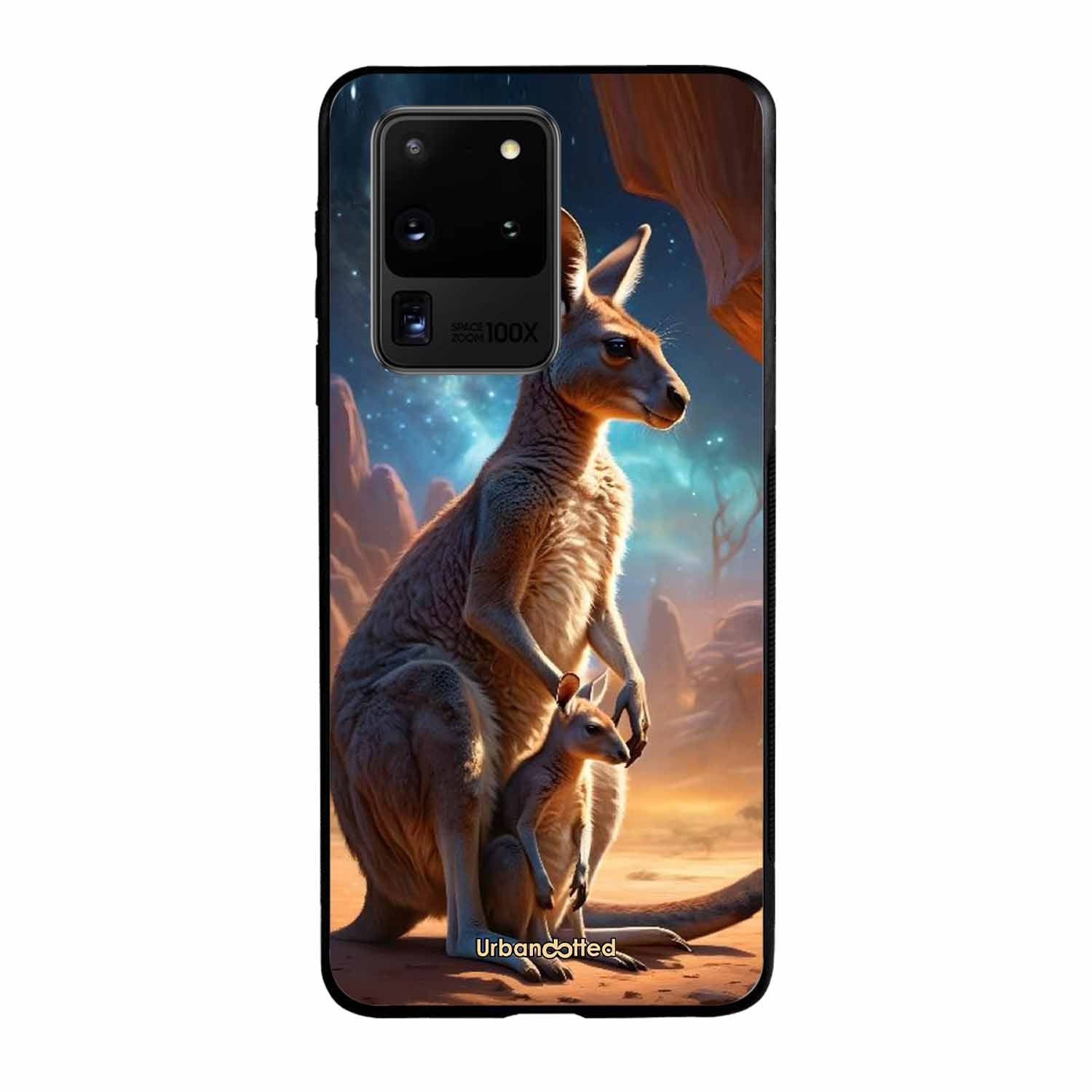 Kangaroo Mother Love Glass Case For Samsung S20 Ultra