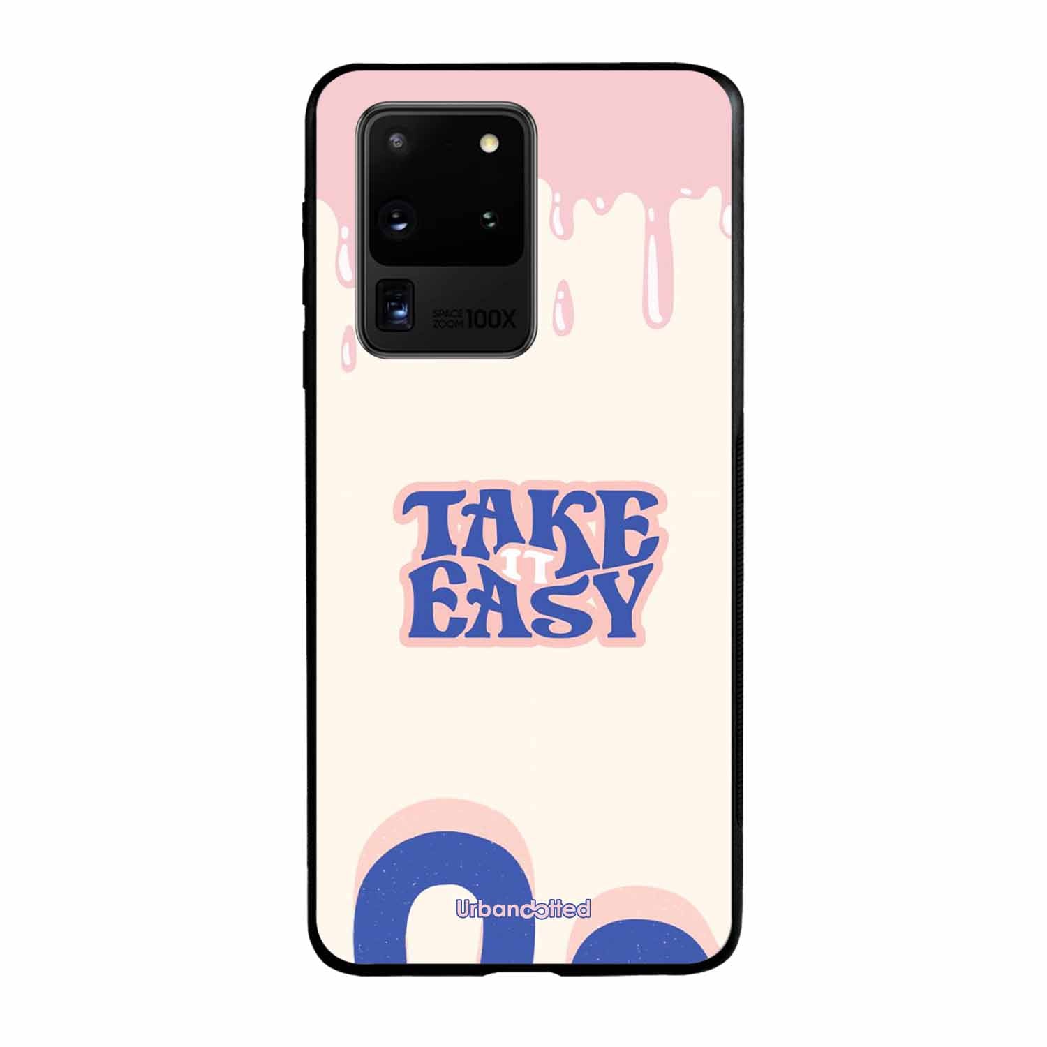 Take It Easy Drip Glass Case For Samsung S20 Ultra