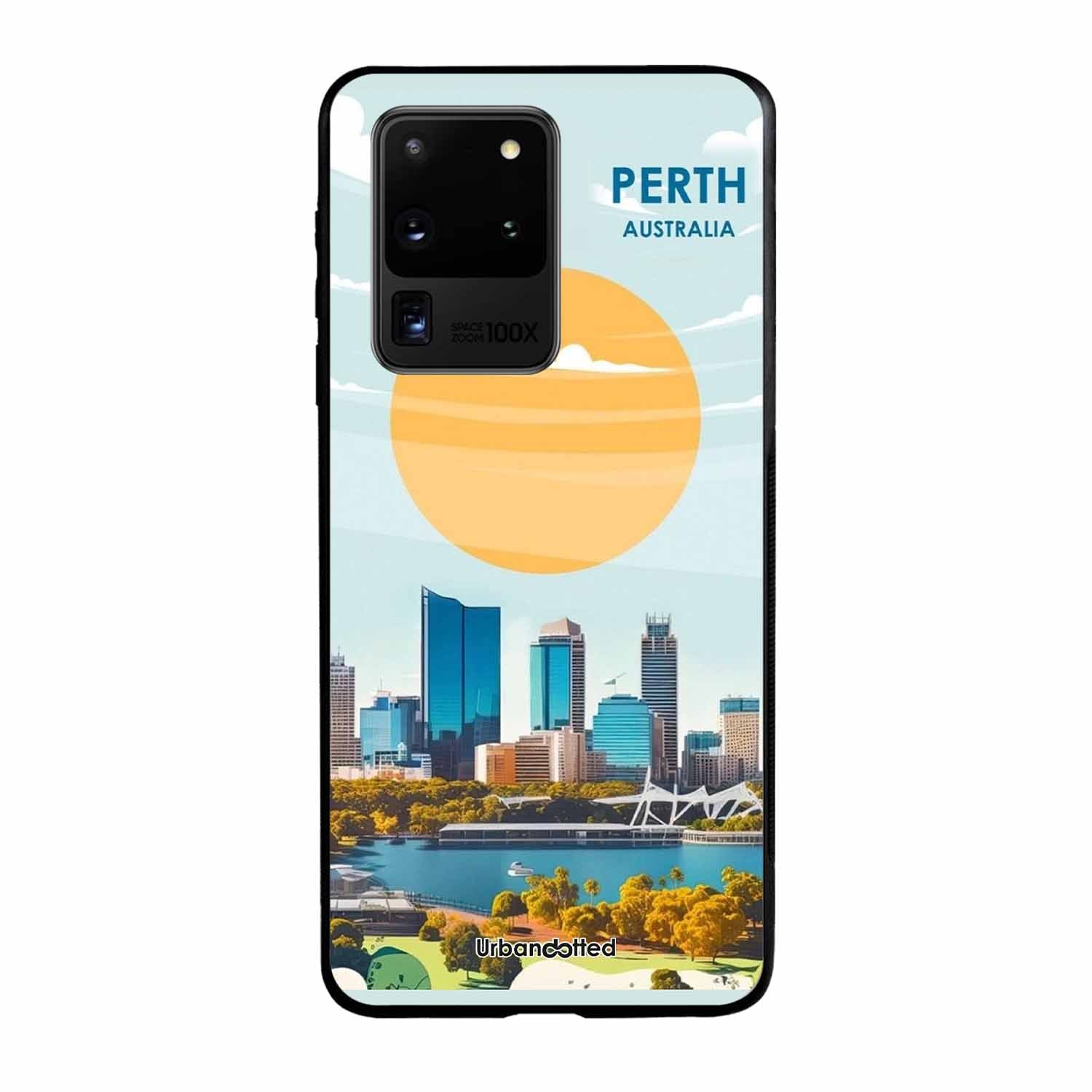 Western Australia Cityscape Glass Case For Samsung S20 Ultra