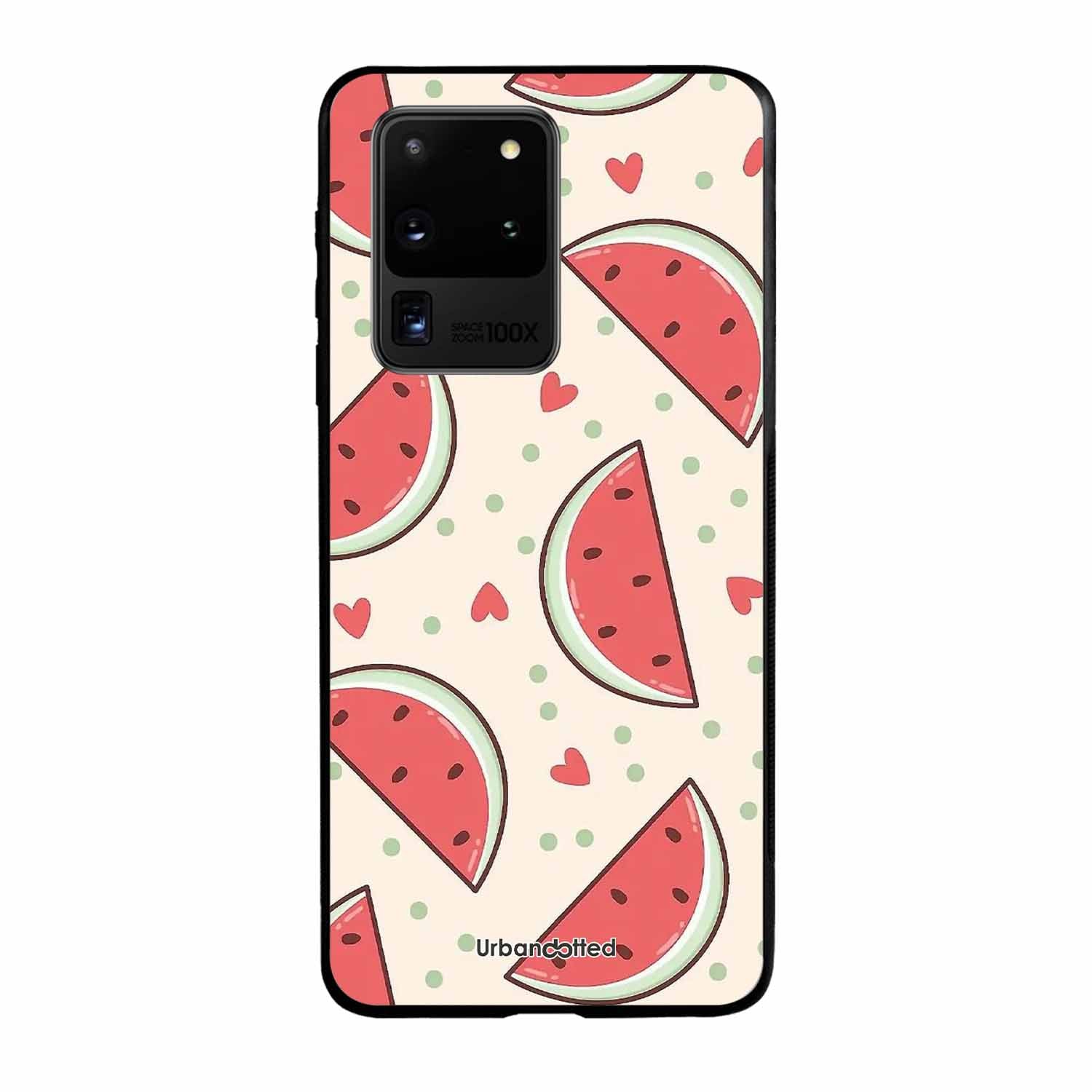 Watermelon Slice Fun Glass Case For Samsung S20 Ultra