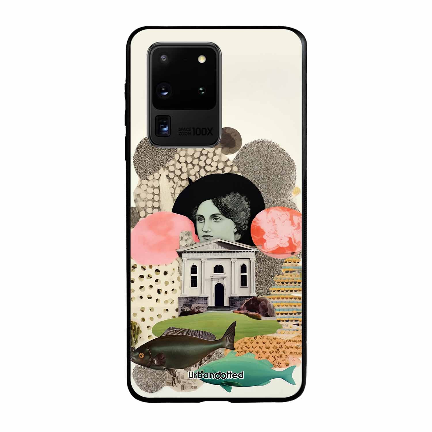 Whimsical Mixed Media Art Glass Case For Samsung S20 Ultra