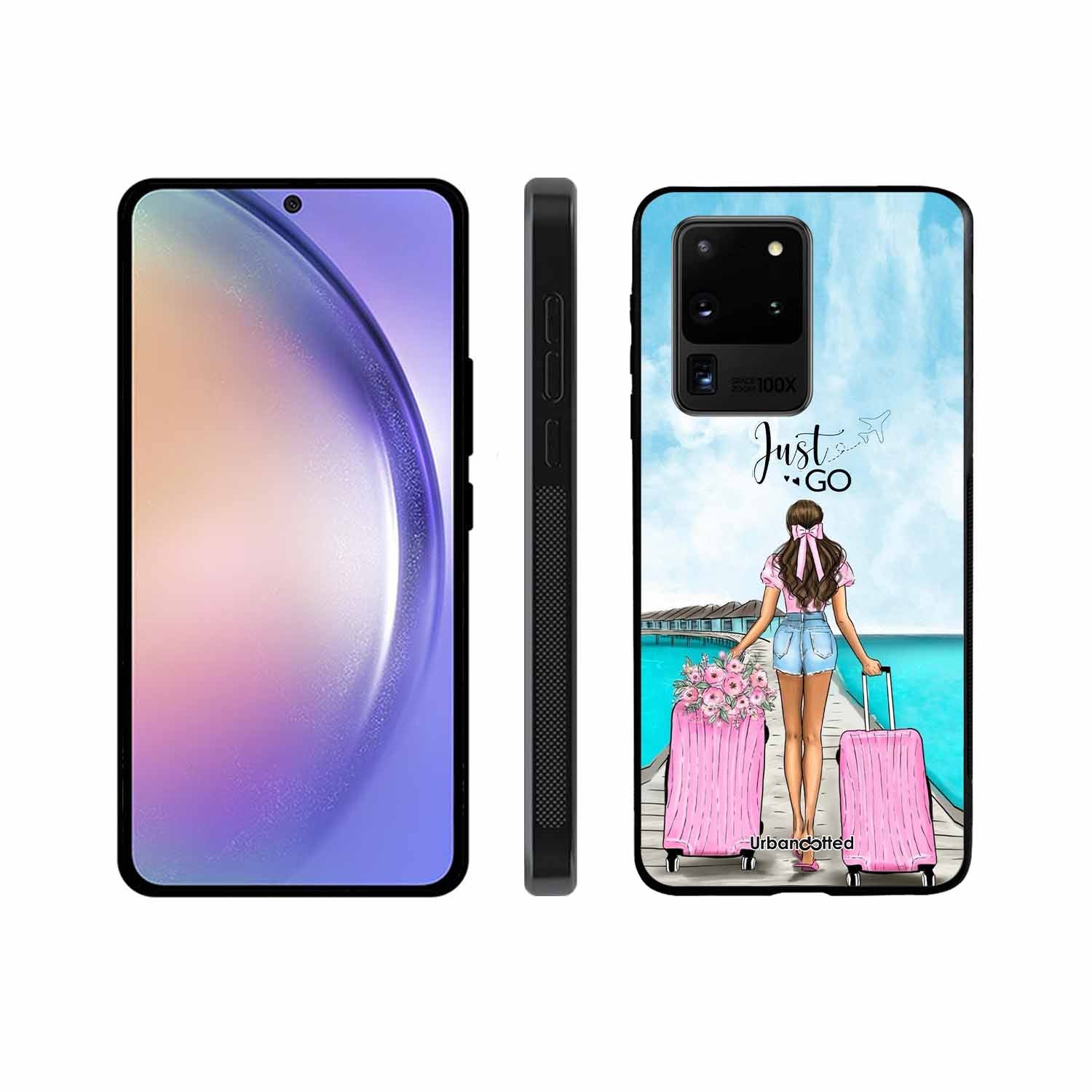 Just Go Travel Glass Case For Samsung S20 Ultra