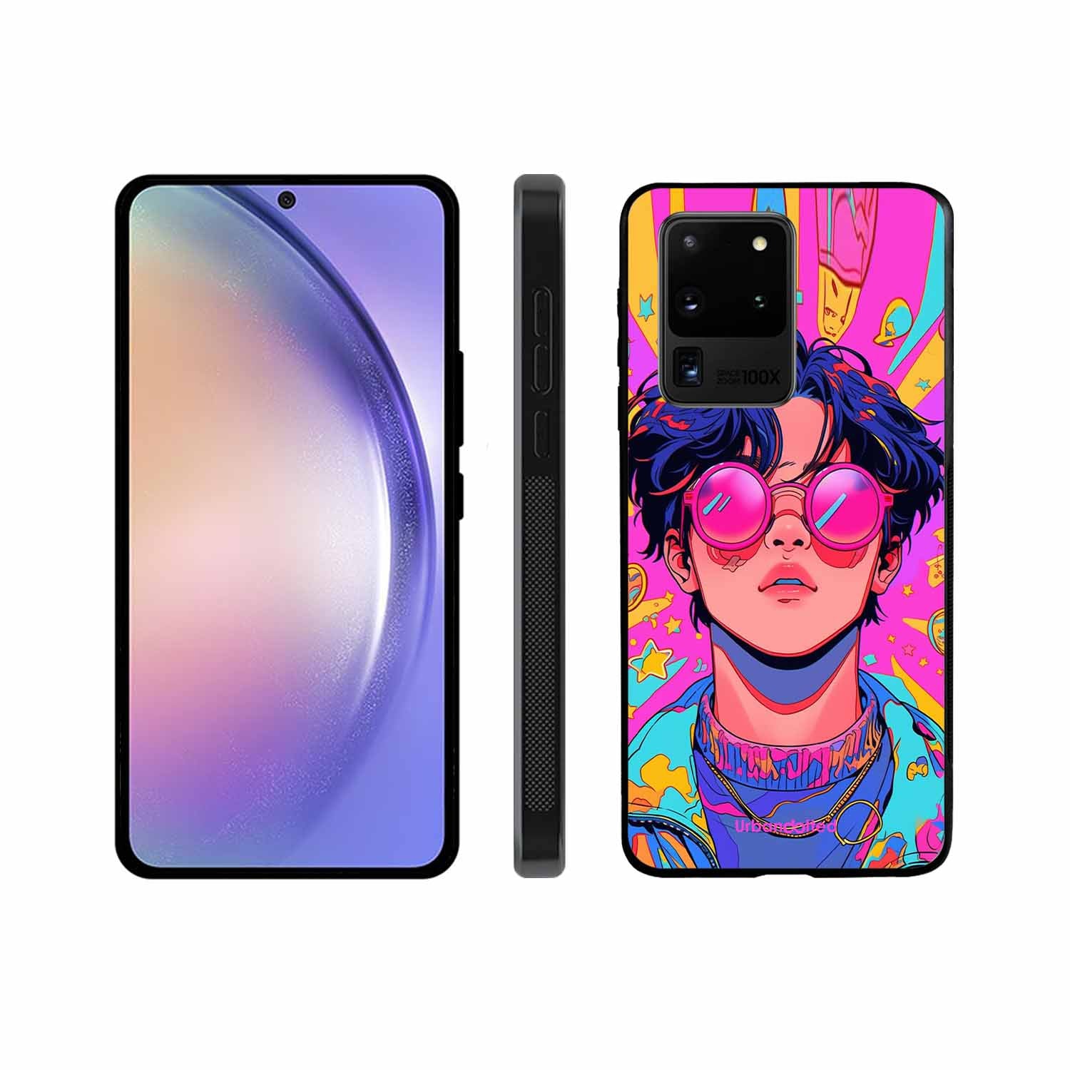 Neon Vibes Portrait Glass Case For Samsung S20 Ultra