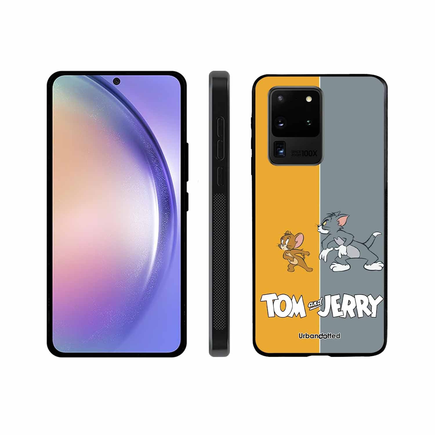 Tom and Jerry Chase Glass Case For Samsung S20 Ultra