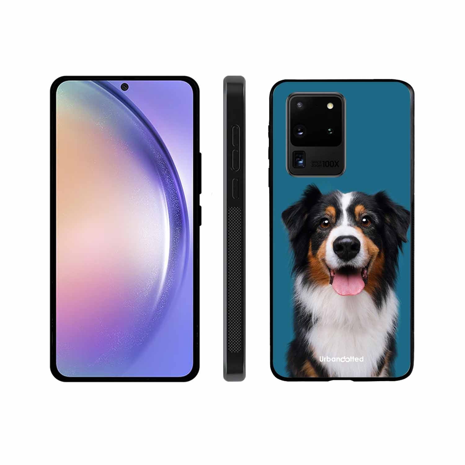 Aussie Shepherd Smile Glass Case For Samsung S20 Ultra