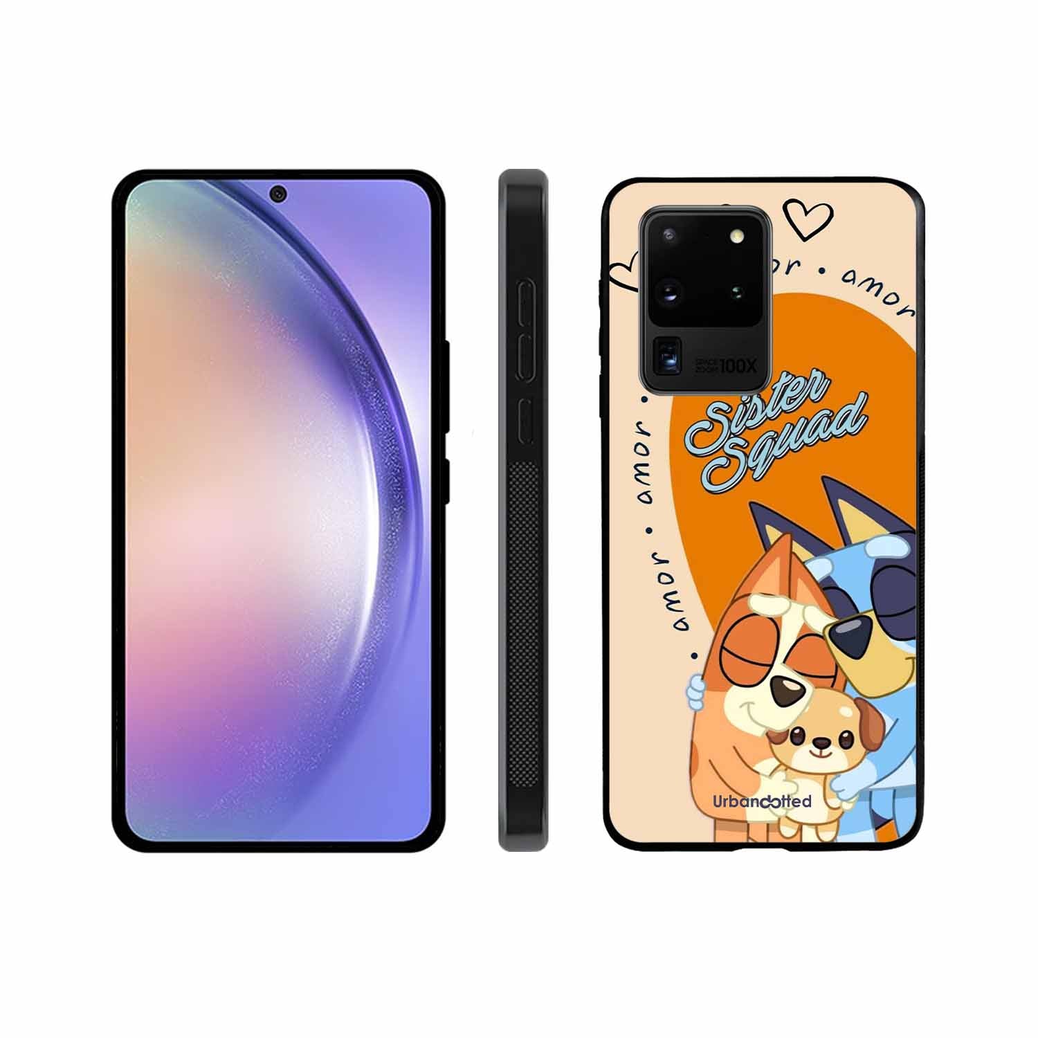 Aussie Cartoon Sisters Glass Case For Samsung S20 Ultra