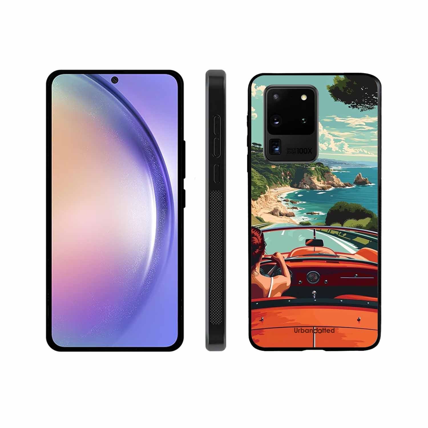 Ocean Breeze Road Trip Glass Case For Samsung S20 Ultra