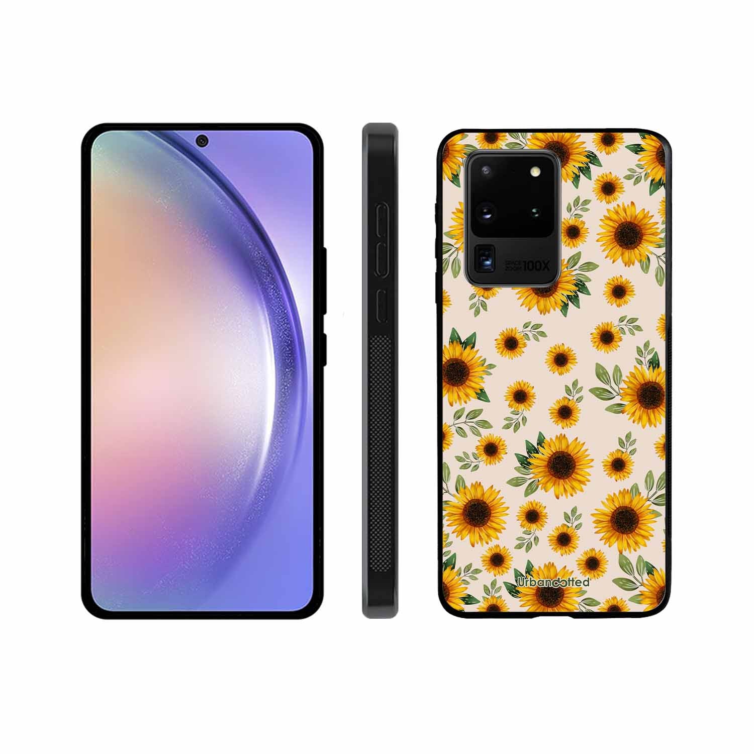Summer Sunflowers Glass Case For Samsung S20 Ultra