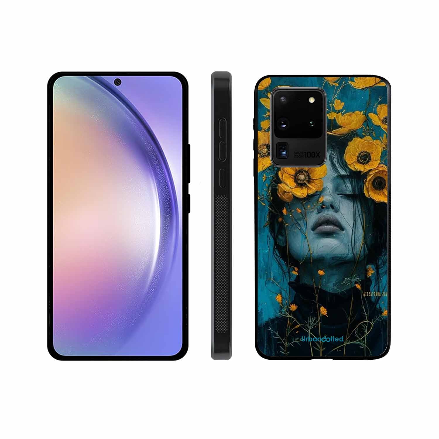 Wildflower Spirit Glass Case For Samsung S20 Ultra