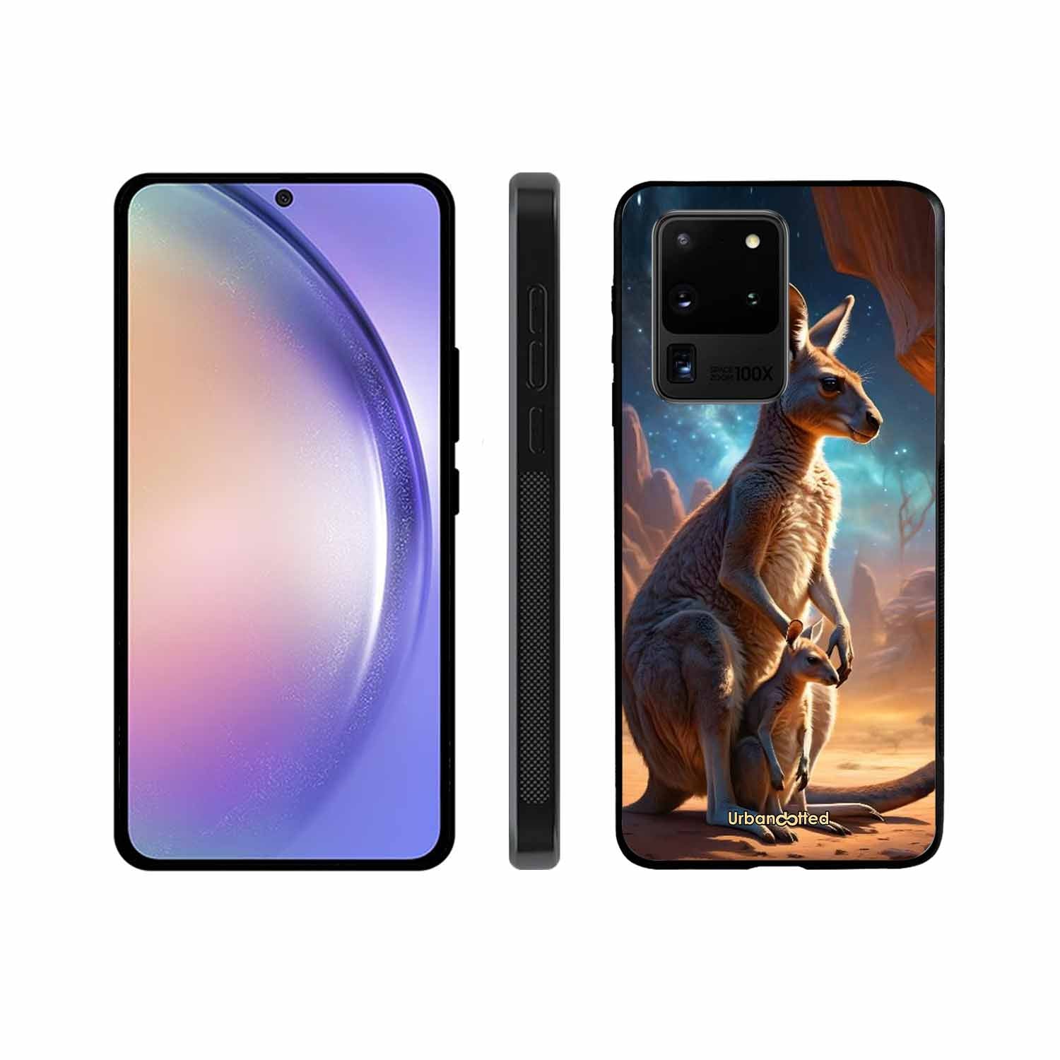 Kangaroo Mother Love Glass Case For Samsung S20 Ultra