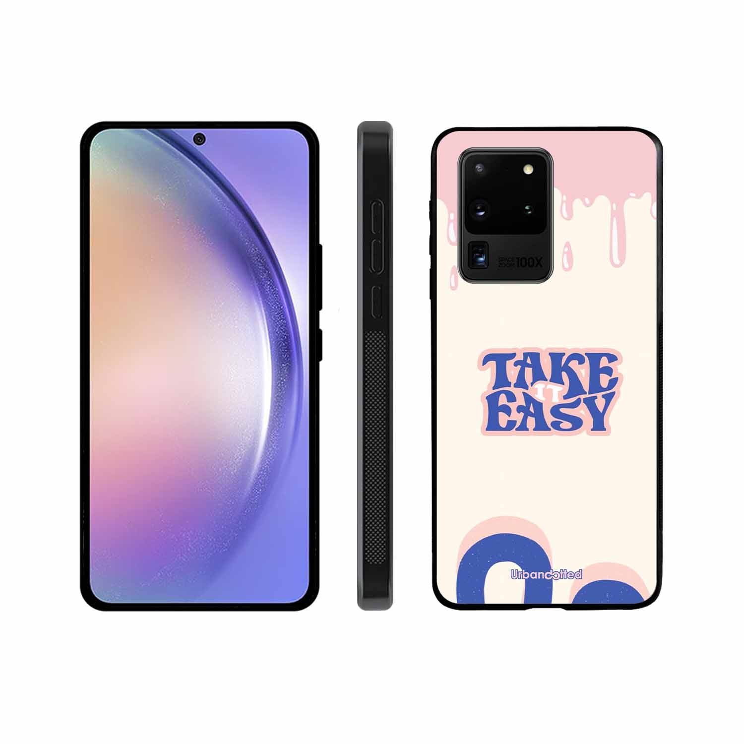 Take It Easy Drip Glass Case For Samsung S20 Ultra