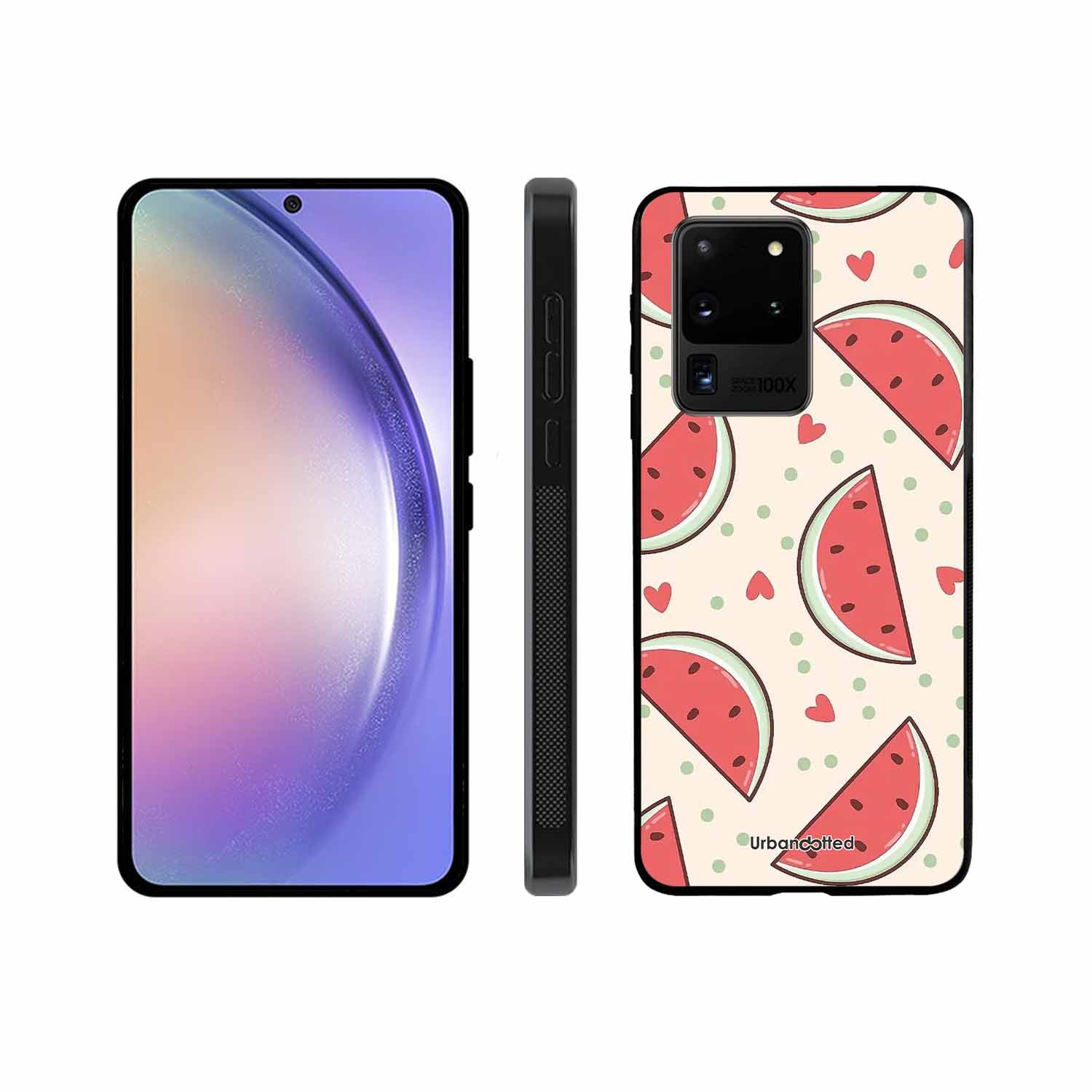 Watermelon Slice Fun Glass Case For Samsung S20 Ultra