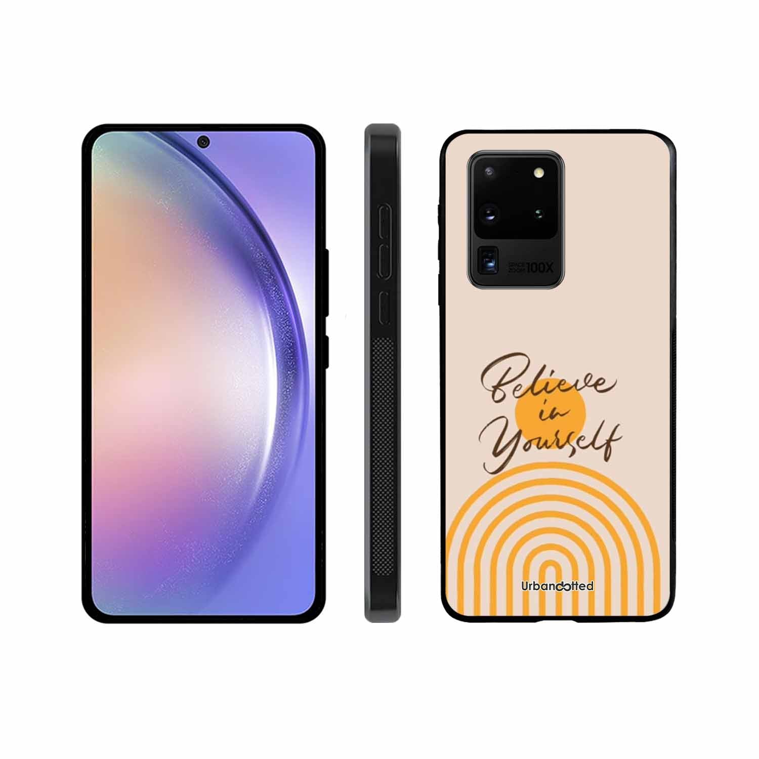 Believe In Yourself Rainbow Glass Case For Samsung S20 Ultra