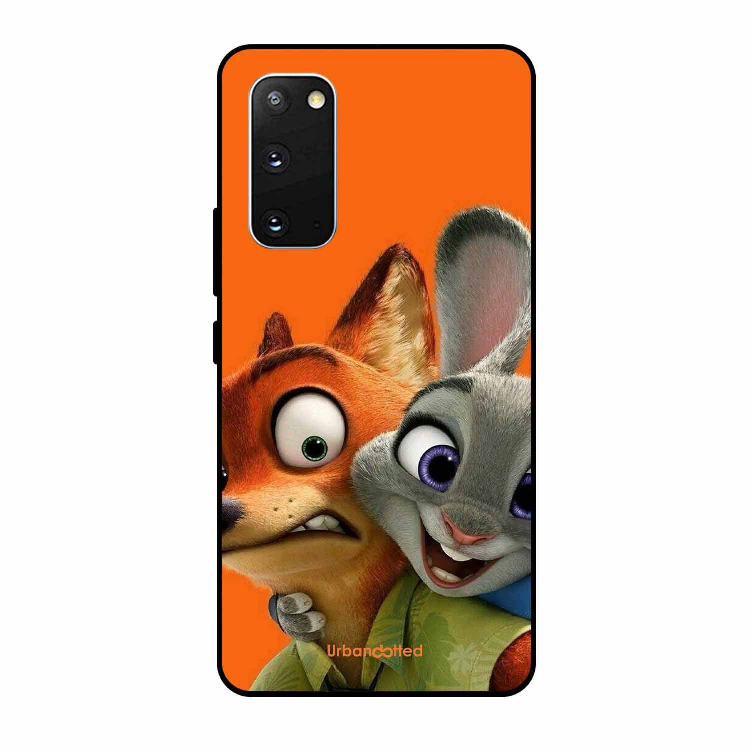 Zootopia Friends Glass Case For Samsung S20